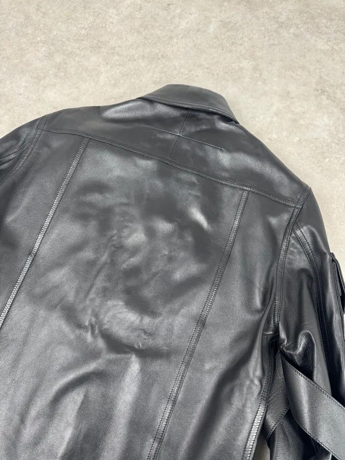 Givenchy SS2015 Givenchy Black Leather Straps Trucker Jacket Size US S / EU 44-46 / 1 - 9 Thumbnail