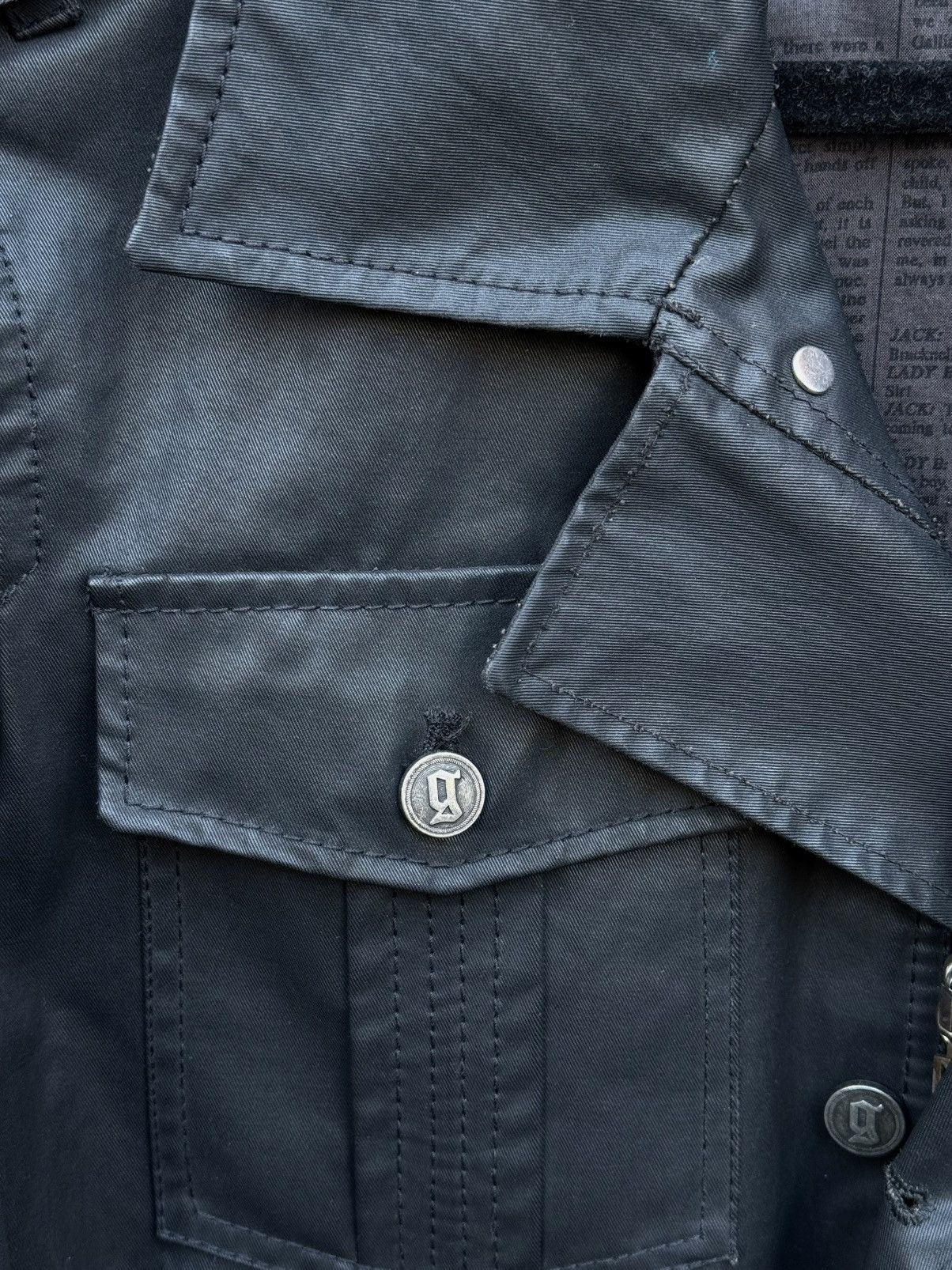 John Galliano Galliano Heavy Waxed Cotton M-65 Field Jacket FW10 Size US S / EU 44-46 / 1 - 4 Thumbnail