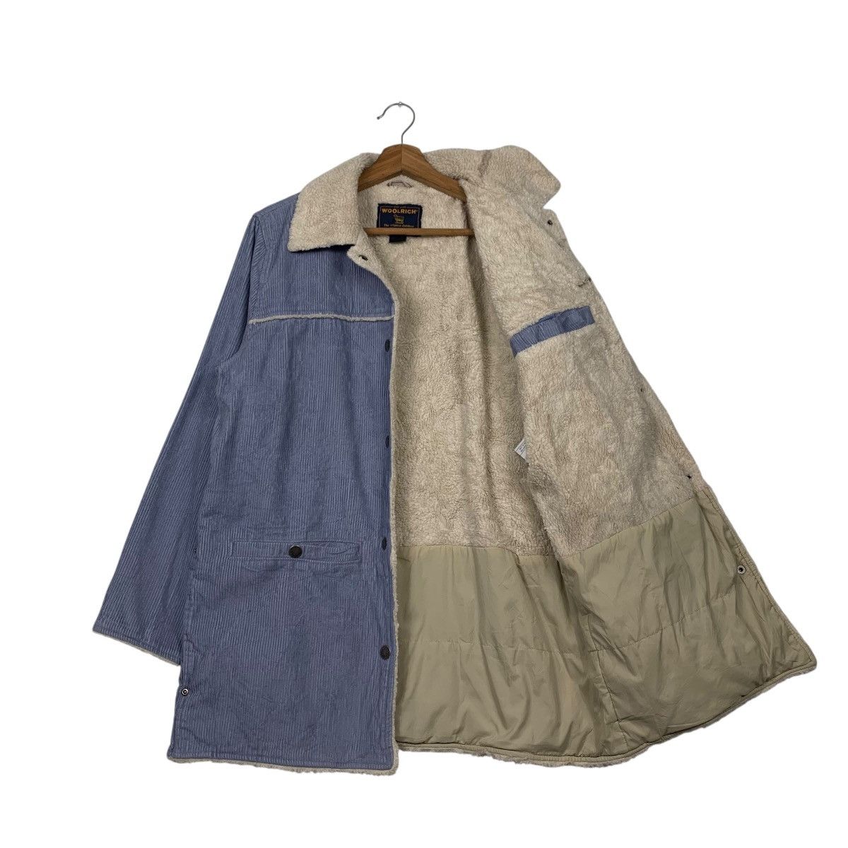 Woolrich Woolen Mills WOOLRICH Fleece Lined Deep Opal Corduroy Jacket #2285-C101 Size US S / EU 44-46 / 1 - 7 Thumbnail