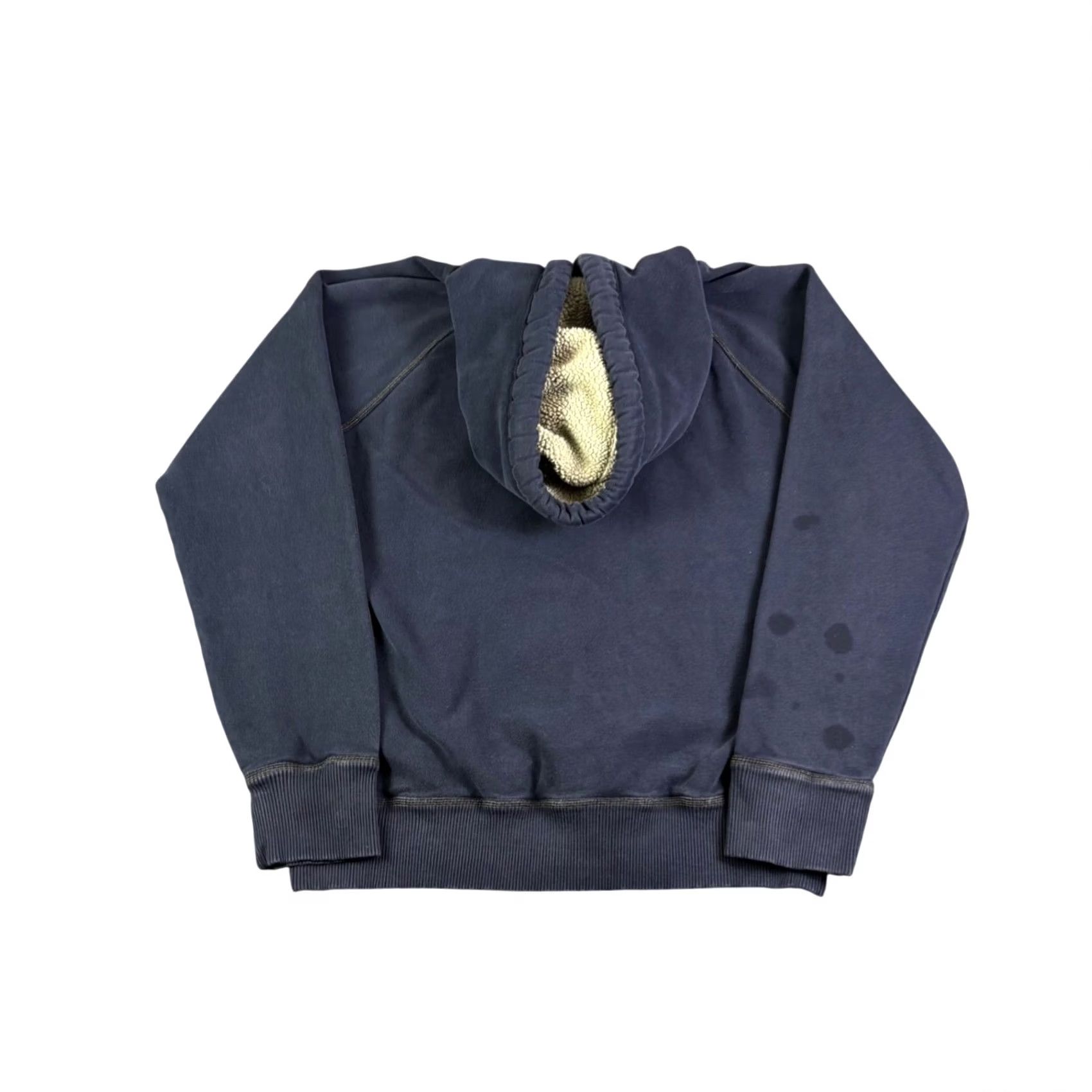 American Eagle Outfitters VINTAGE American Eagle Outfitters Mens Hoodie Navy Blue Sherpa Lined AE NY 77 Size M Size US M / EU 48-50 / 2 - 2 Thumbnail