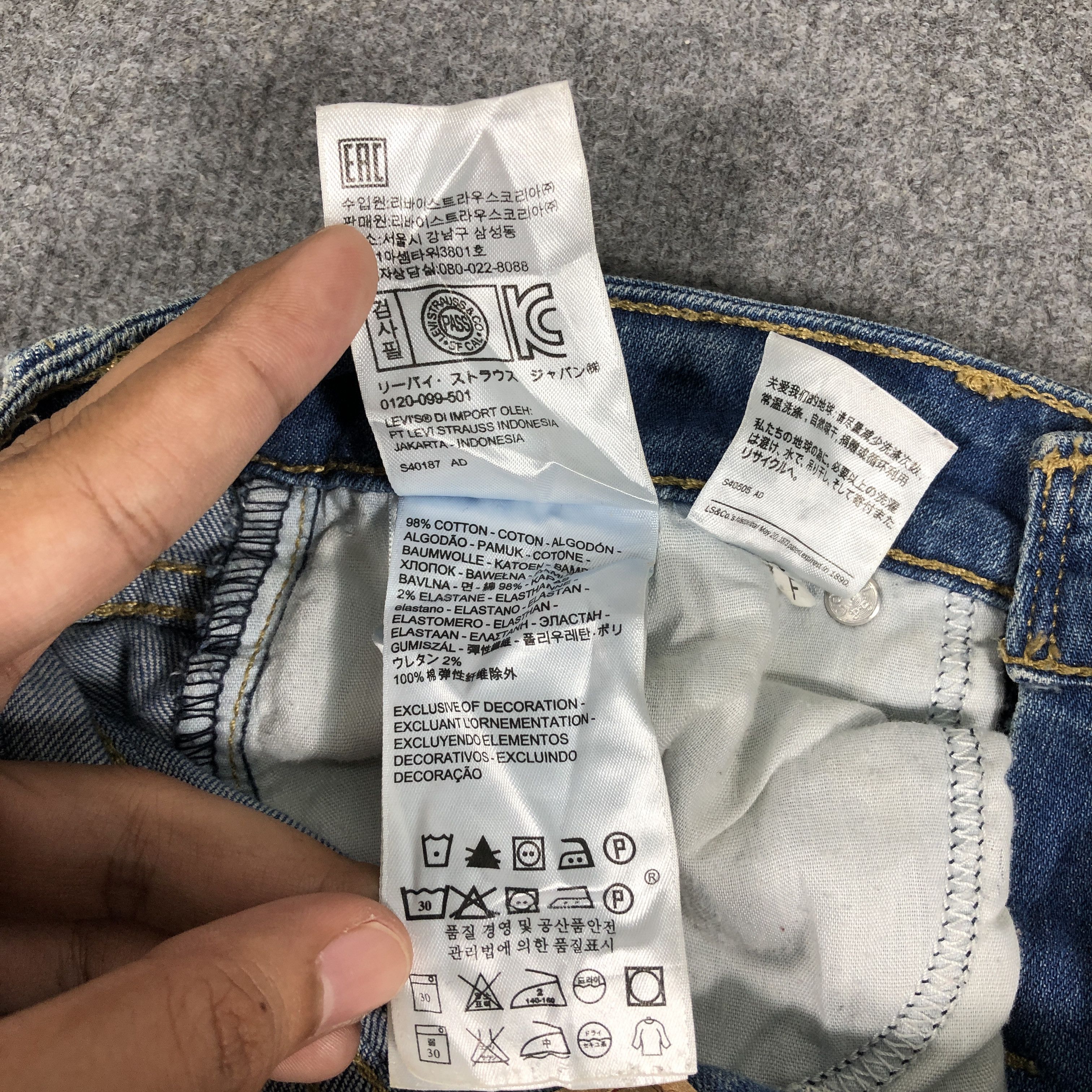 Levi's × Vintage Womens Vintage Levis 518 Jeans Straight L1093W Size 27" / US 4 / IT 40 - 10 Thumbnail