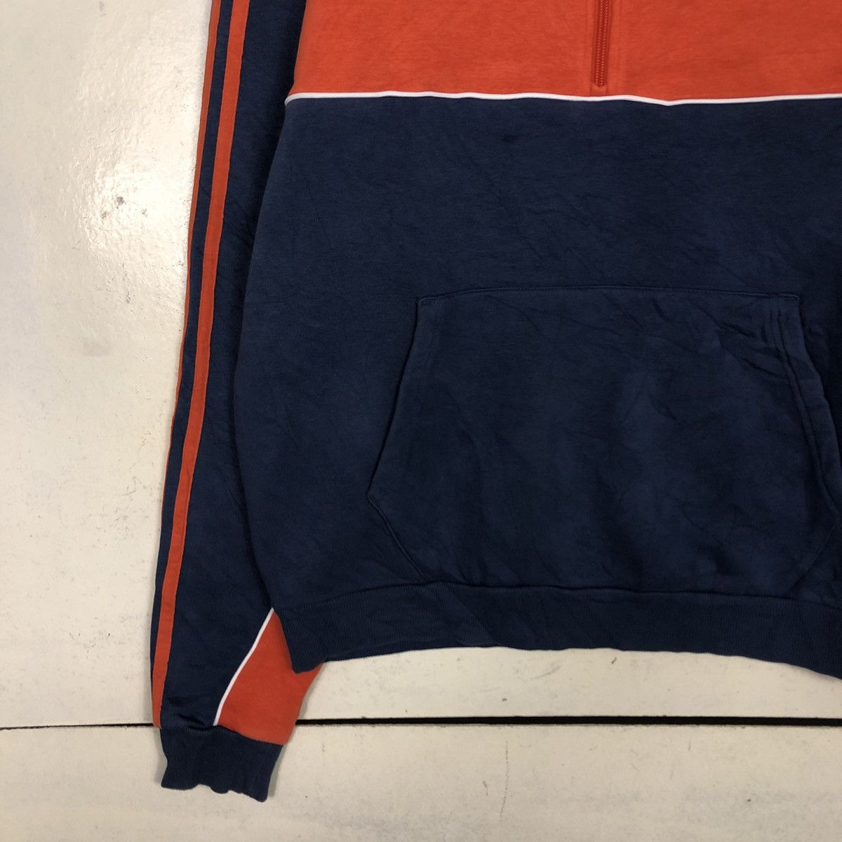 Adidas 📌Double Tone Adidas Anorak Half Zipper Sweater Size US M / EU 48-50 / 2 - 6 Thumbnail