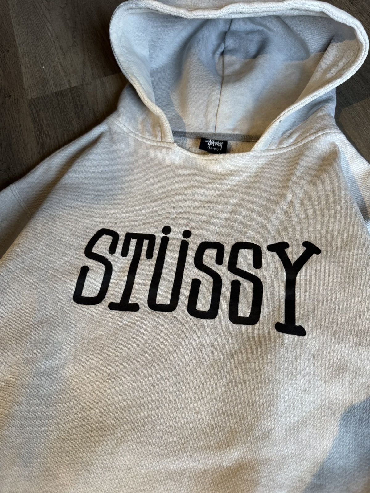 Stussy VINTAGE STUSSY BLOCK SPORT GREY HOODIE Size US L / EU 52-54 / 3 - 3 Thumbnail