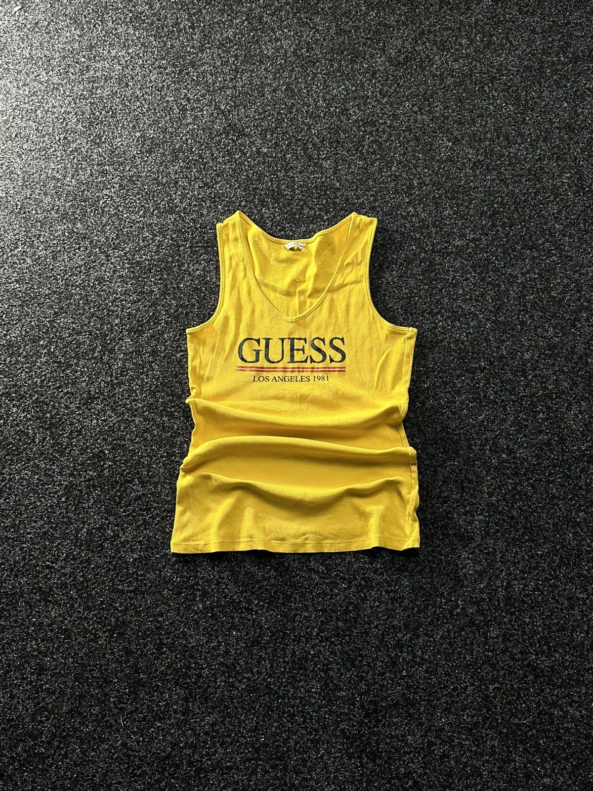 Designer × Guess × If Six Was Nine 🚨AVANT-GARDE GUESS TANK WOMEN Y2k BIG LOGO Size M / US 6-8 / IT 42-44 - 1 Thumbnail