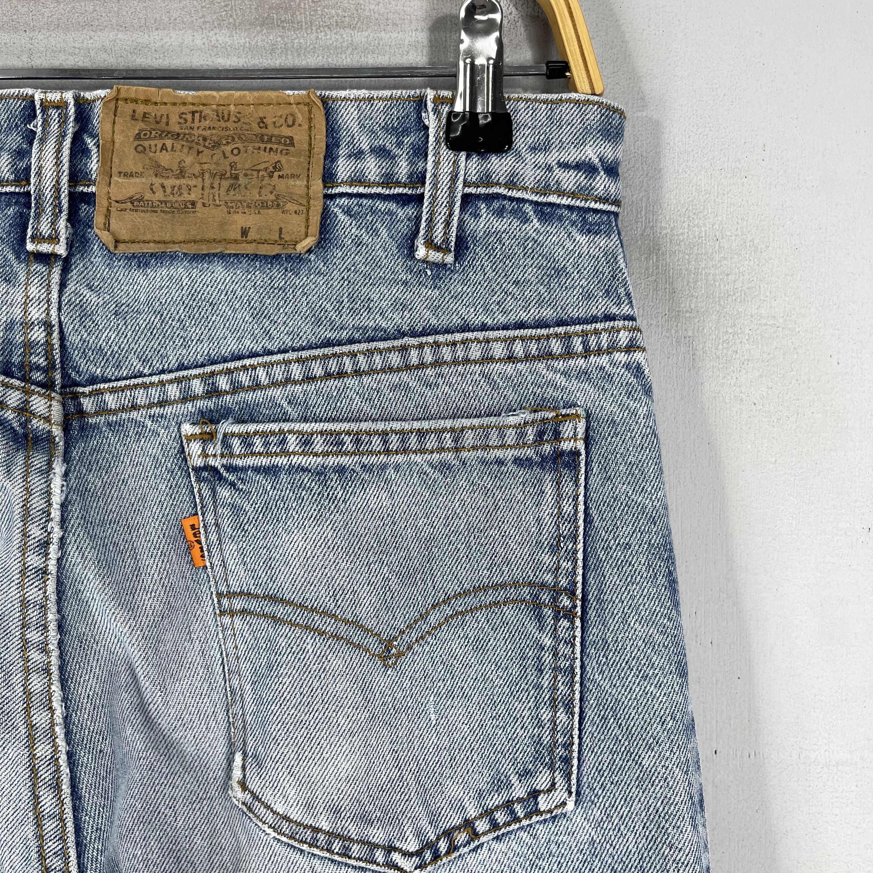 Levi's × Vintage W29 L31 Vintage Distressed Levis 505 Orange Tab Jeans Size US 29 - 10 Thumbnail