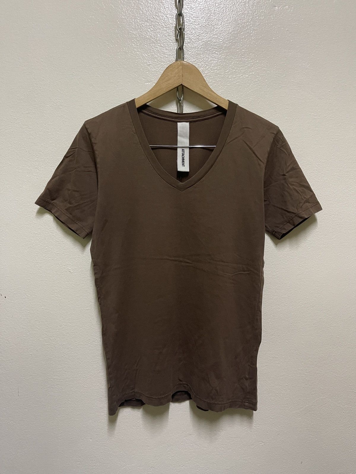 Attachment × Japanese Brand Attachment V Neck T Shirt Faded Size US S / EU 44-46 / 1 - 1 Thumbnail