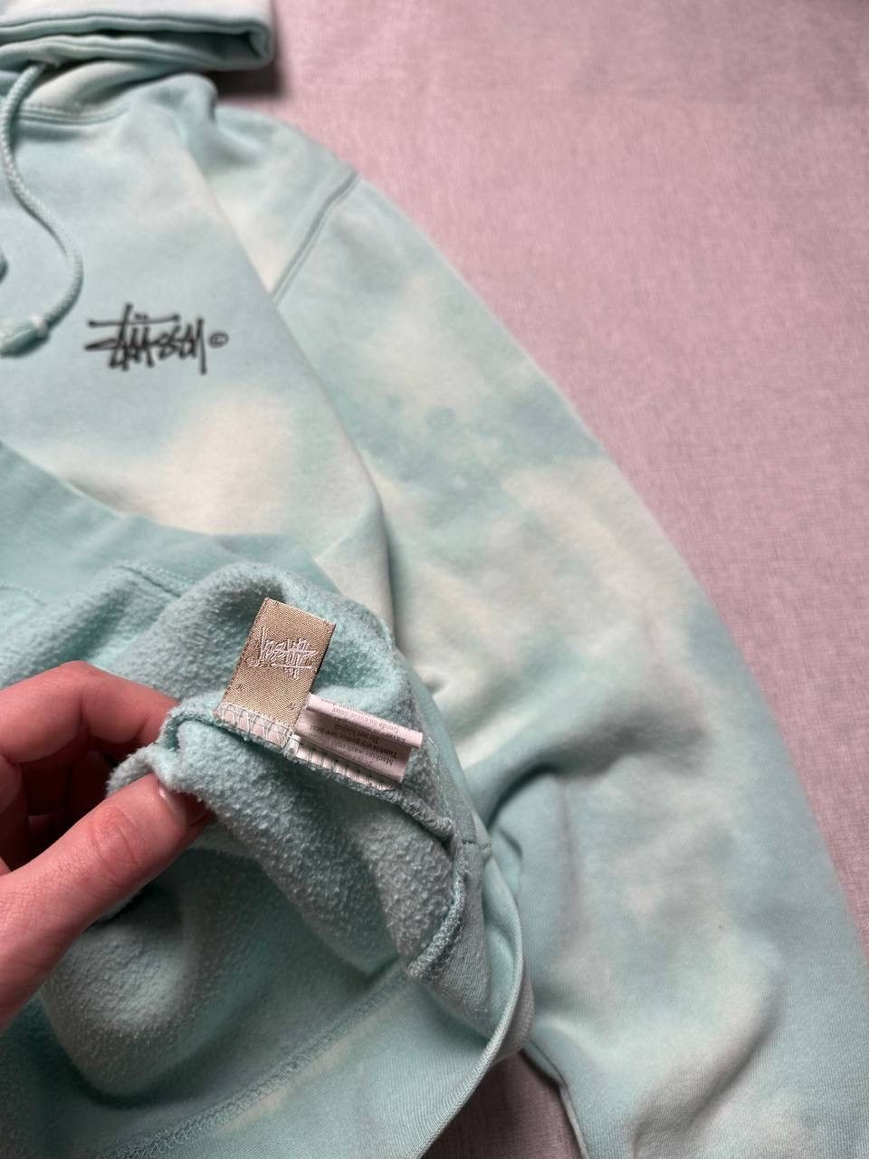Stussy Stüssy Vintage Skate Hoodie Tie Dye Big Back Logo Sk8 Size US M / EU 48-50 / 2 - 9 Thumbnail