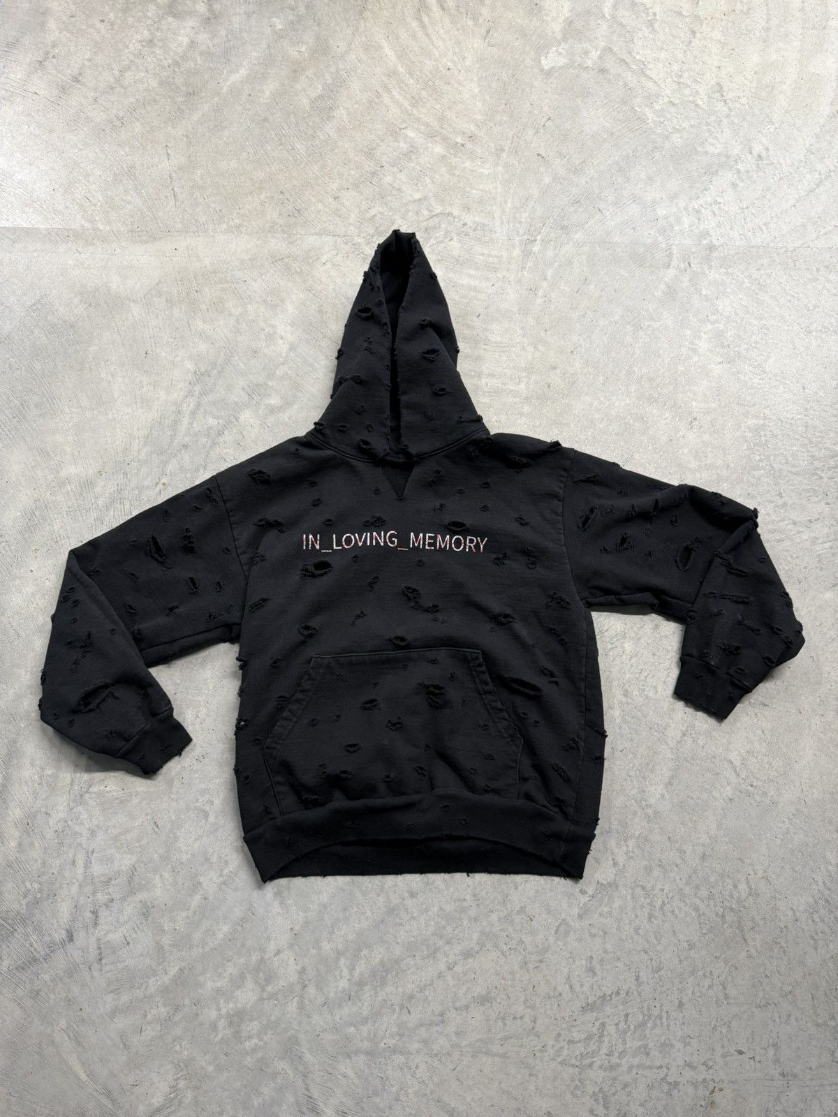 Other In Loving Memory Distressed Blood Logo Hoodie Size US L / EU 52-54 / 3 - 1 Thumbnail