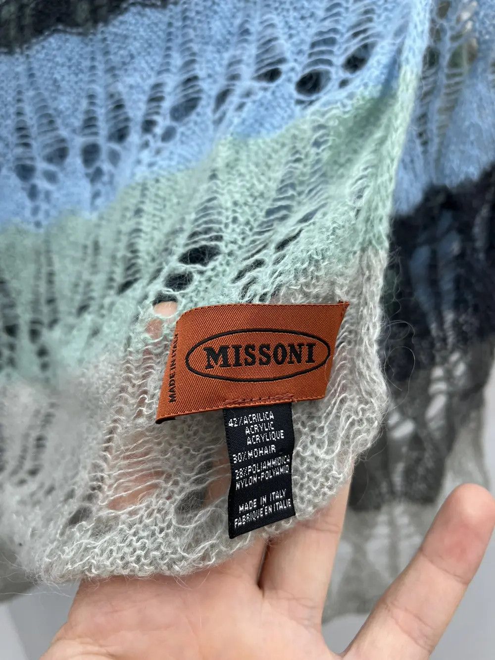 Missoni Missoni Mohair Huge Scarf Size ONE SIZE - 2 Thumbnail
