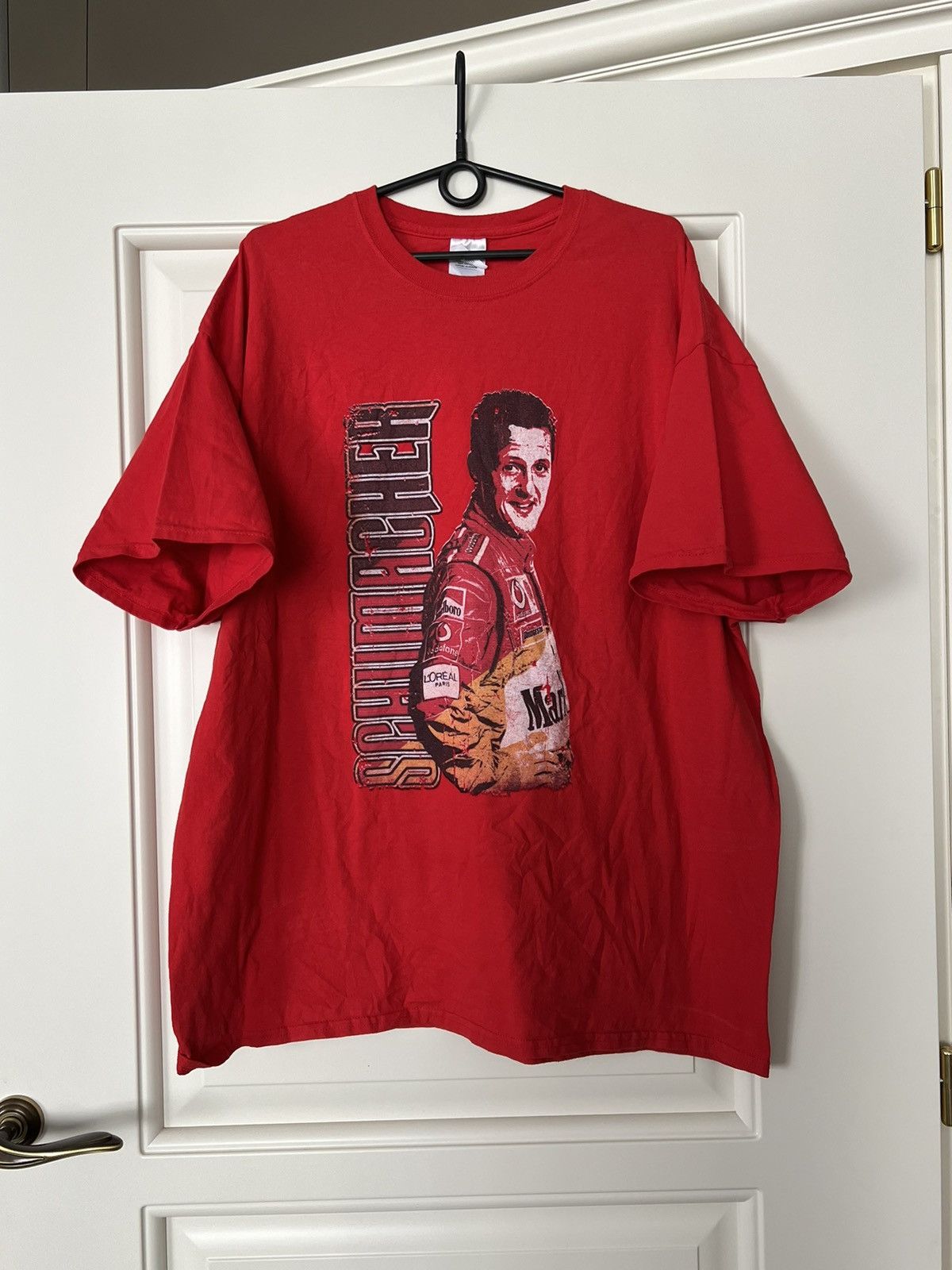 Marlboro × Vintage Vintage Michael Schumacher Racing Tee T-Shirt Marlboro Size US XXL / EU 58 / 5 - 1 Thumbnail
