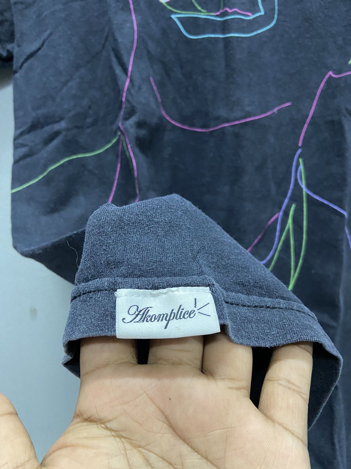 Japanese Brand AKOMPLICE GETTIN’ MY LEAN ON SHORT SLEEVE TEE SHIRT Size US L / EU 52-54 / 3 - 5 Thumbnail