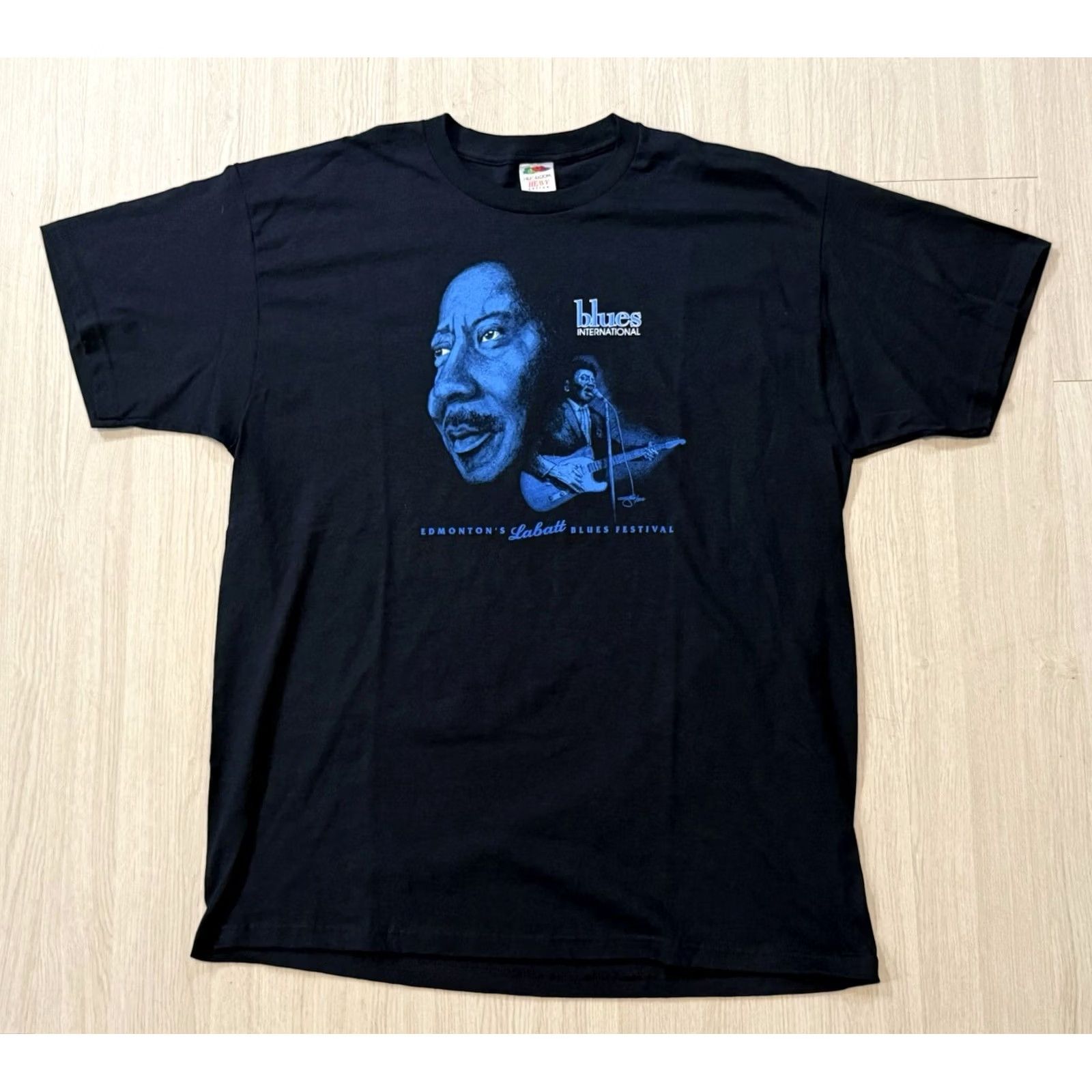 Fruit Of The Loom VINTAGE Labatt Blues Festival 2004 Muddy Waters Shirt XL Cotton Fruit of the Loom Mens Blues Rock Band T-Shirt Size US L / EU 52-54 / 3 - 2 Thumbnail