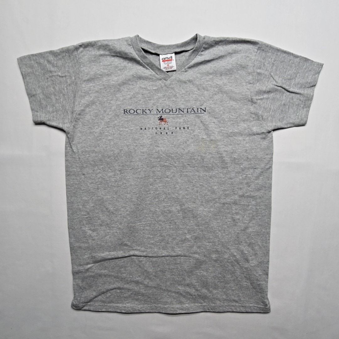 Vintage Vintage Rocky Mountain National Park M Gray Graphic Shirt Size M / US 6-8 / IT 42-44 - 1 Thumbnail