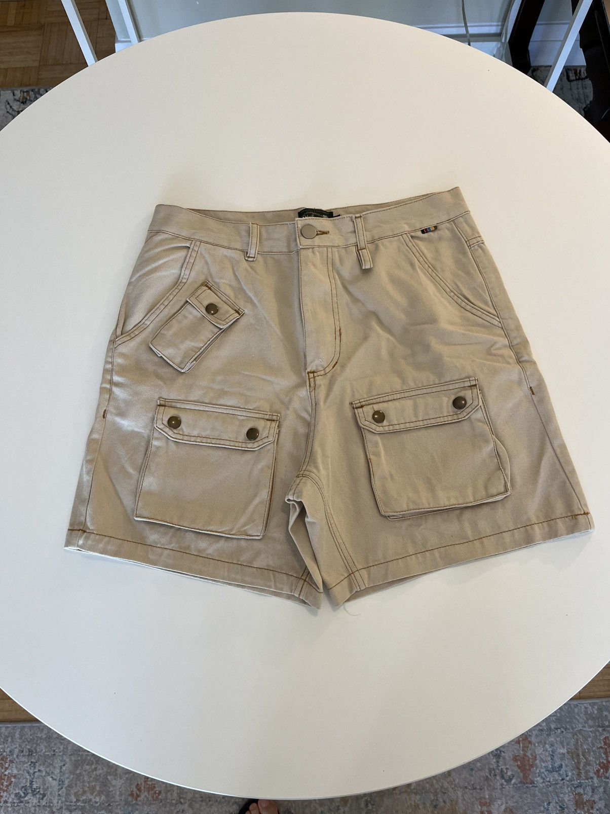 Other WelcomeSunnyGarments Beige/Cream Safari Shorts Size US 32 / EU 48 - 1 Thumbnail