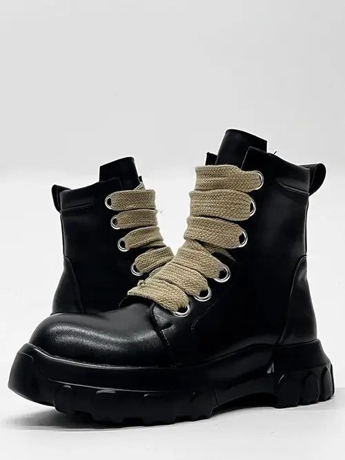 Japanese Brand × Other Platform Casual faux leather boots gothic punk style Size US 10.5 / EU 43-44 - 2 Thumbnail