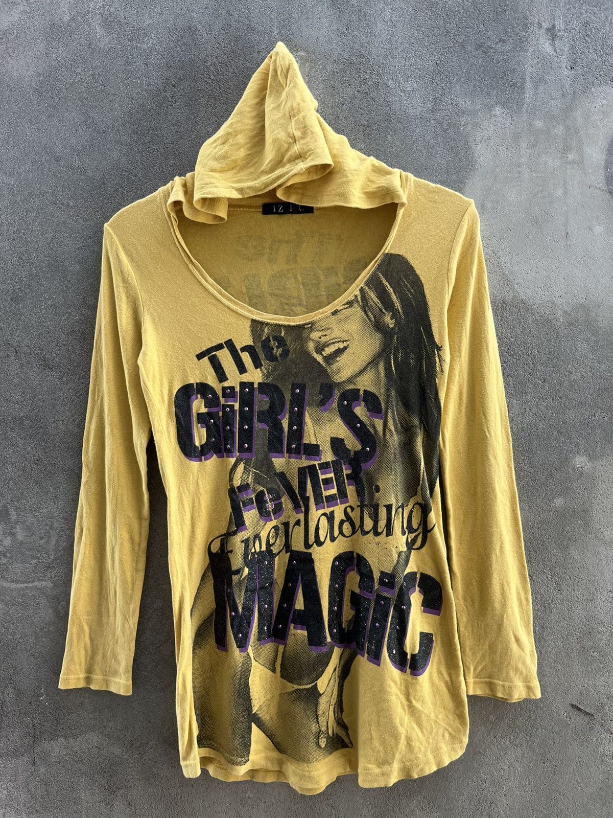 Hysteric Glamour × Playboy 🌟 IZIC Japan Graphic Hooded Tee – Y2K Retro Pop Print 🌟 Size US M / EU 48-50 / 2 - 1 Thumbnail
