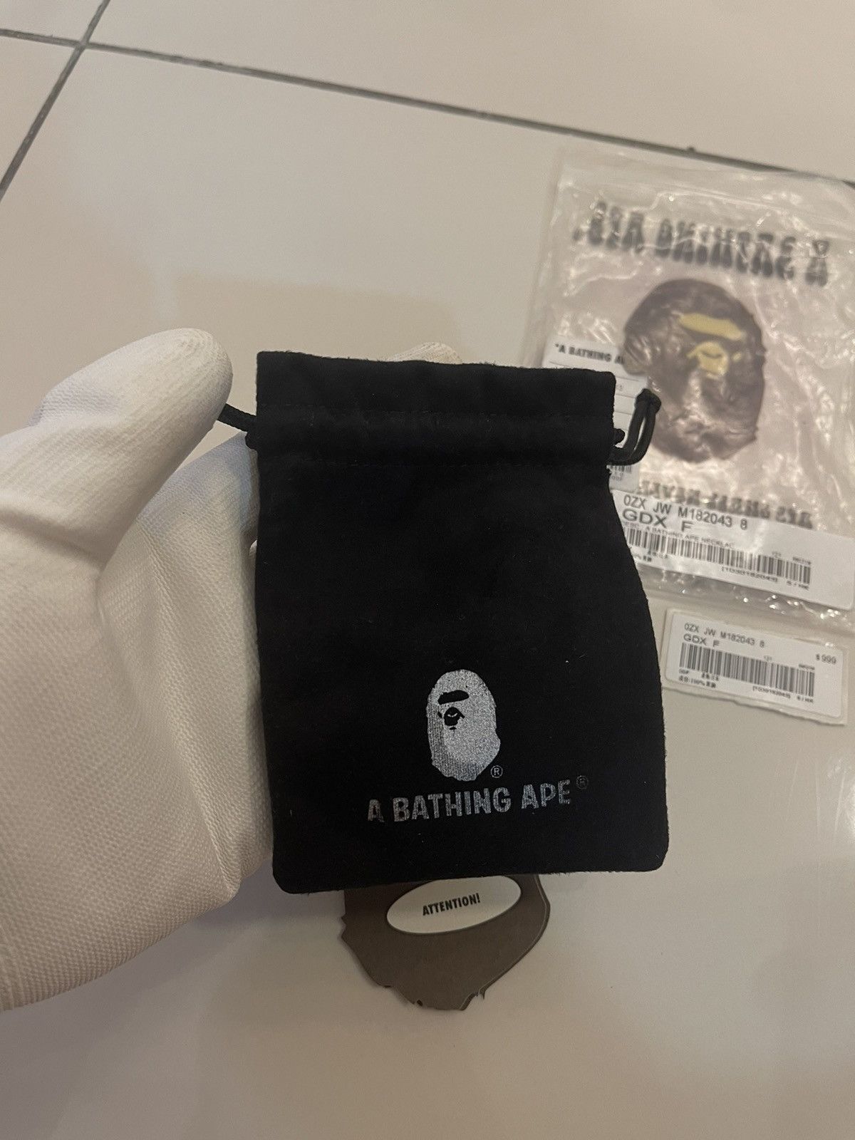 Bape Bape Logo Necklace (Gold Plated) ‼️RARE‼️ Size ONE SIZE - 10 Thumbnail