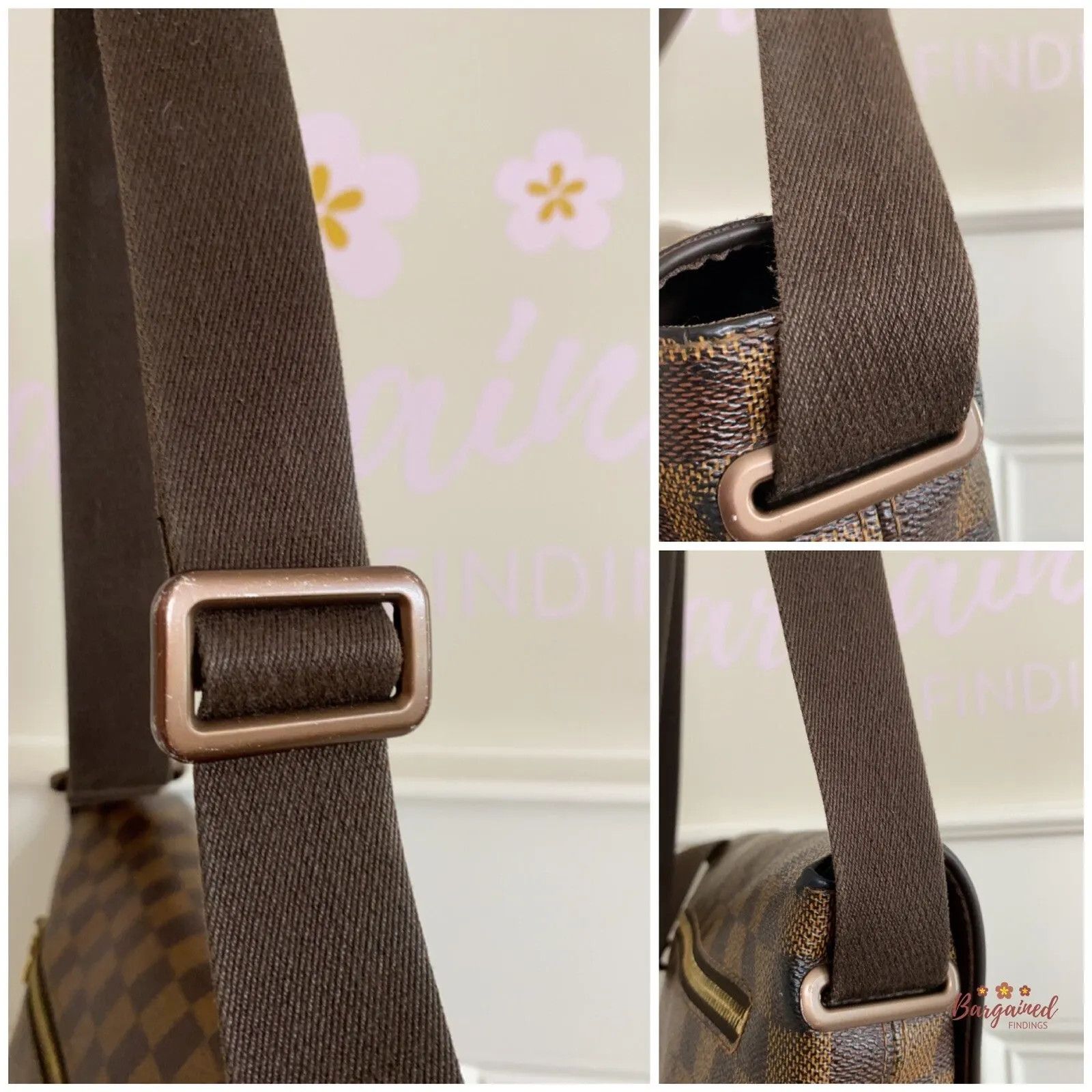 Louis Vuitton Louis Vuitton Damier Ebene Canvas Brooklyn MM Crossbody Bag Size ONE SIZE - 2 Thumbnail