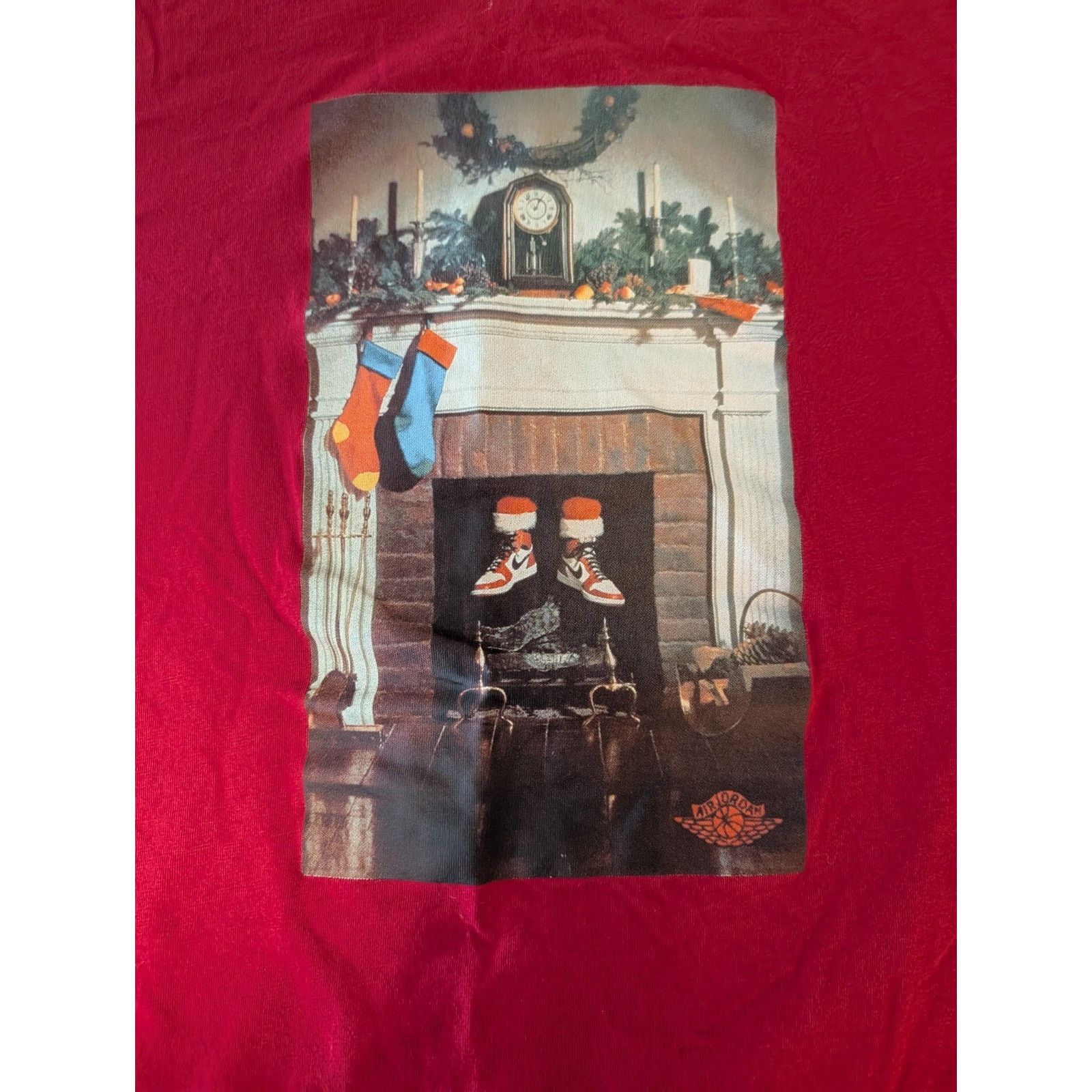 Nike Nike Air T Shirt 85 Jordan 1 Chicago Sneakers Red Tee Medium Size US M / EU 48-50 / 2 - 2 Thumbnail