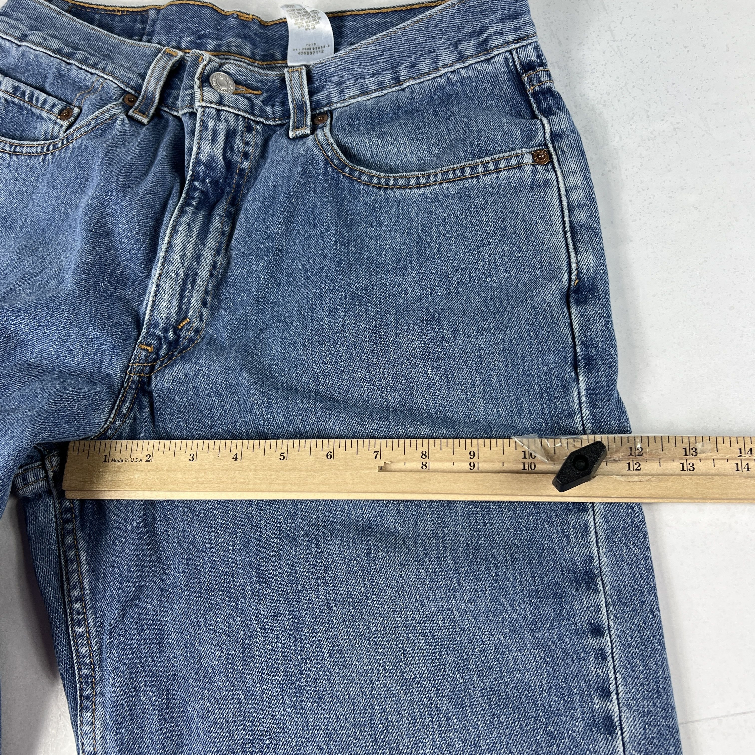 Levi's × Vintage Y2K Levi's Jeans 550 Relaxed Blue Faded Cotton Denim Size US 33 - 19 Thumbnail