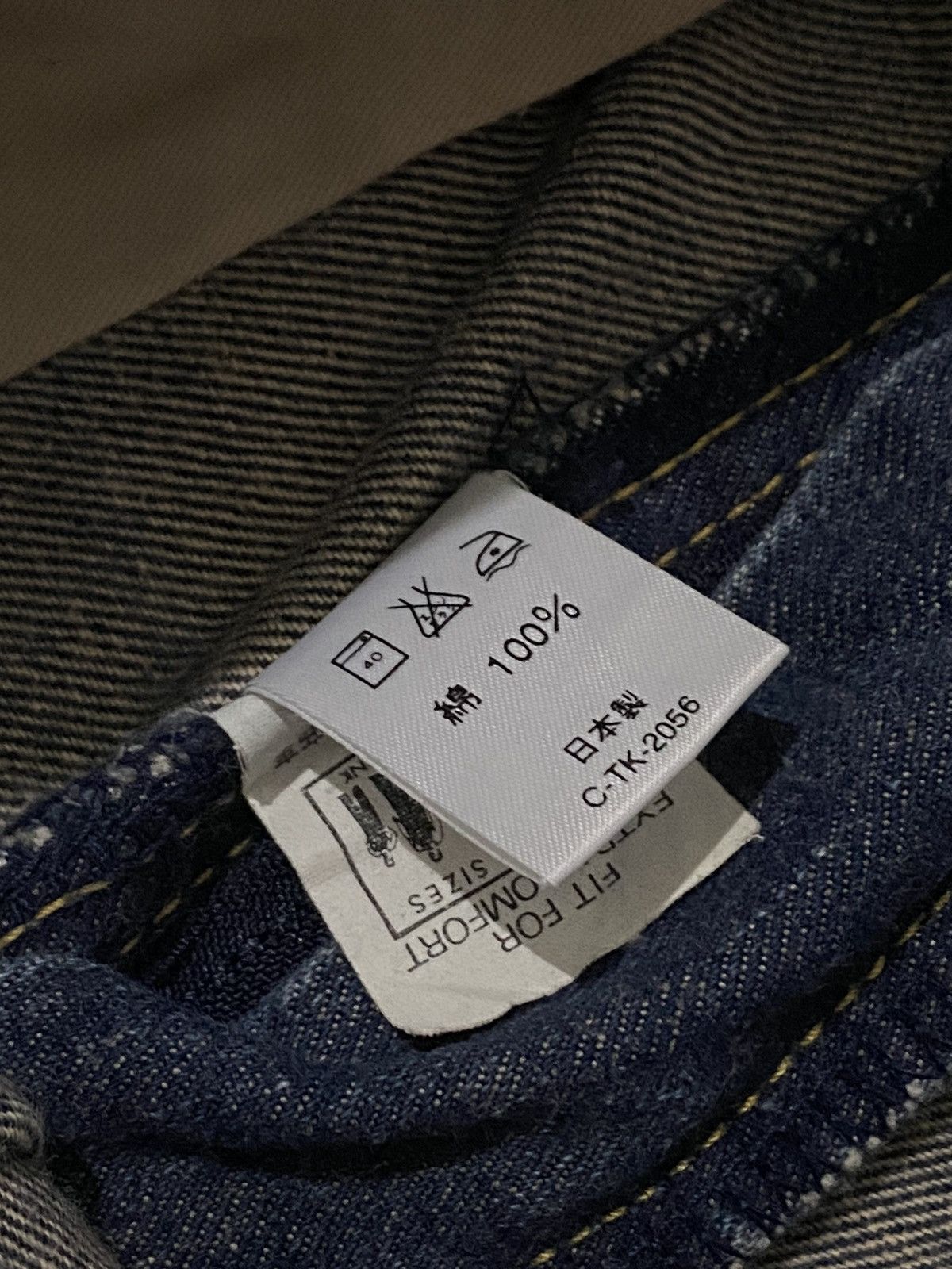 Japanese Brand × Lee × Vintage Men Jean Lee Rider 1014 Dirty Distressed Straight Loose Size US 30 / EU 46 - 17 Thumbnail
