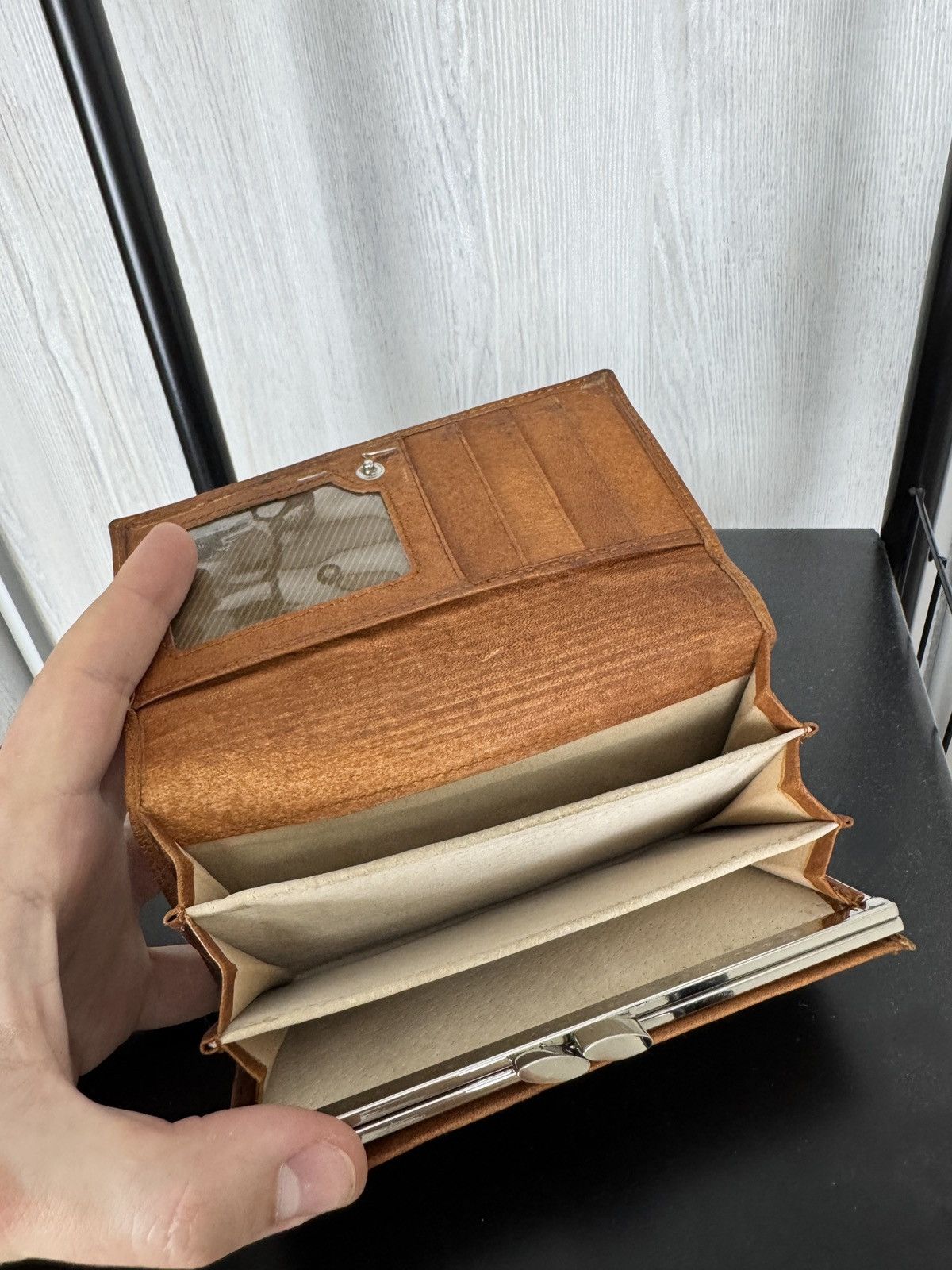 Genuine Leather Kenzo vintage brown leather wallet Size ONE SIZE - 11 Thumbnail