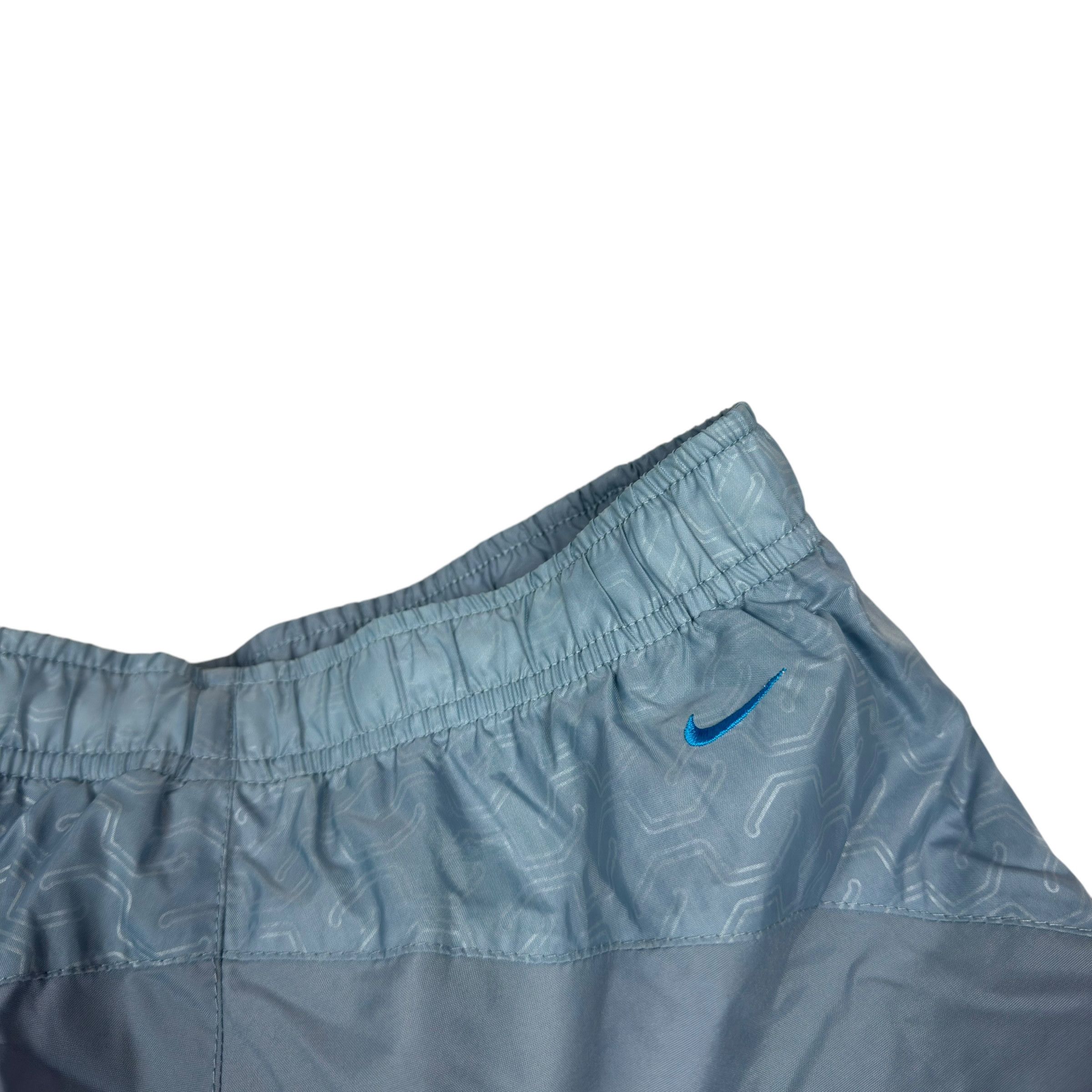 Nike × Vintage Nike Blue Solo Swoosh Straight Leg Pants Medium Size 27" / US 4 / IT 40 - 4 Thumbnail