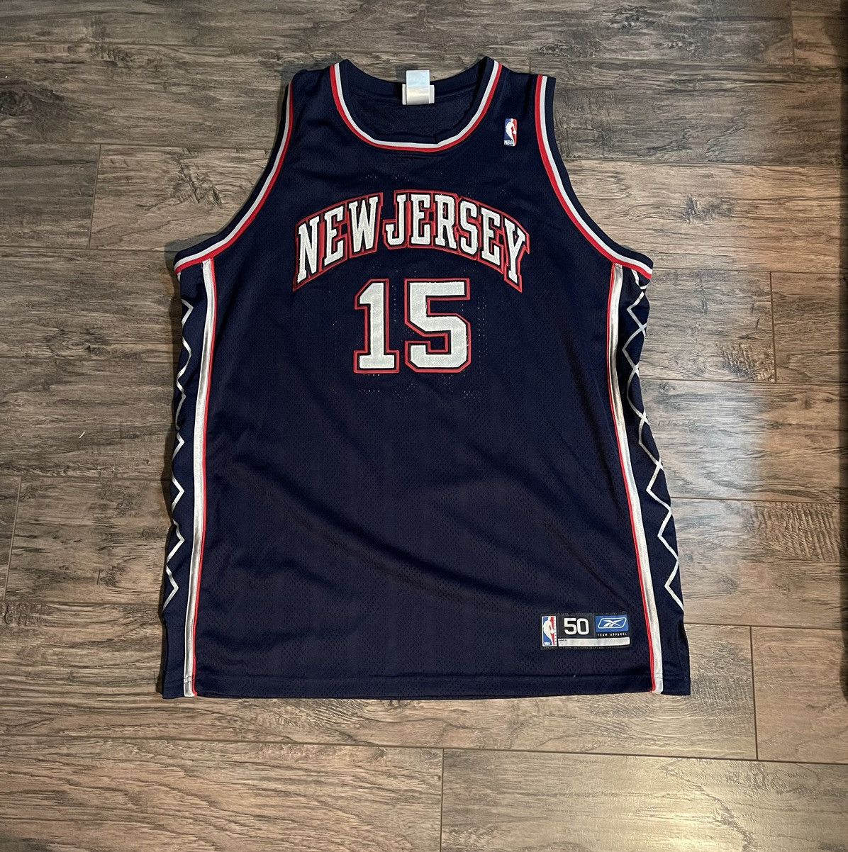 Reebok Vintage New Jersey Nets Vince Carter Jersey Size US XL / EU 56 / 4 - 1 Thumbnail