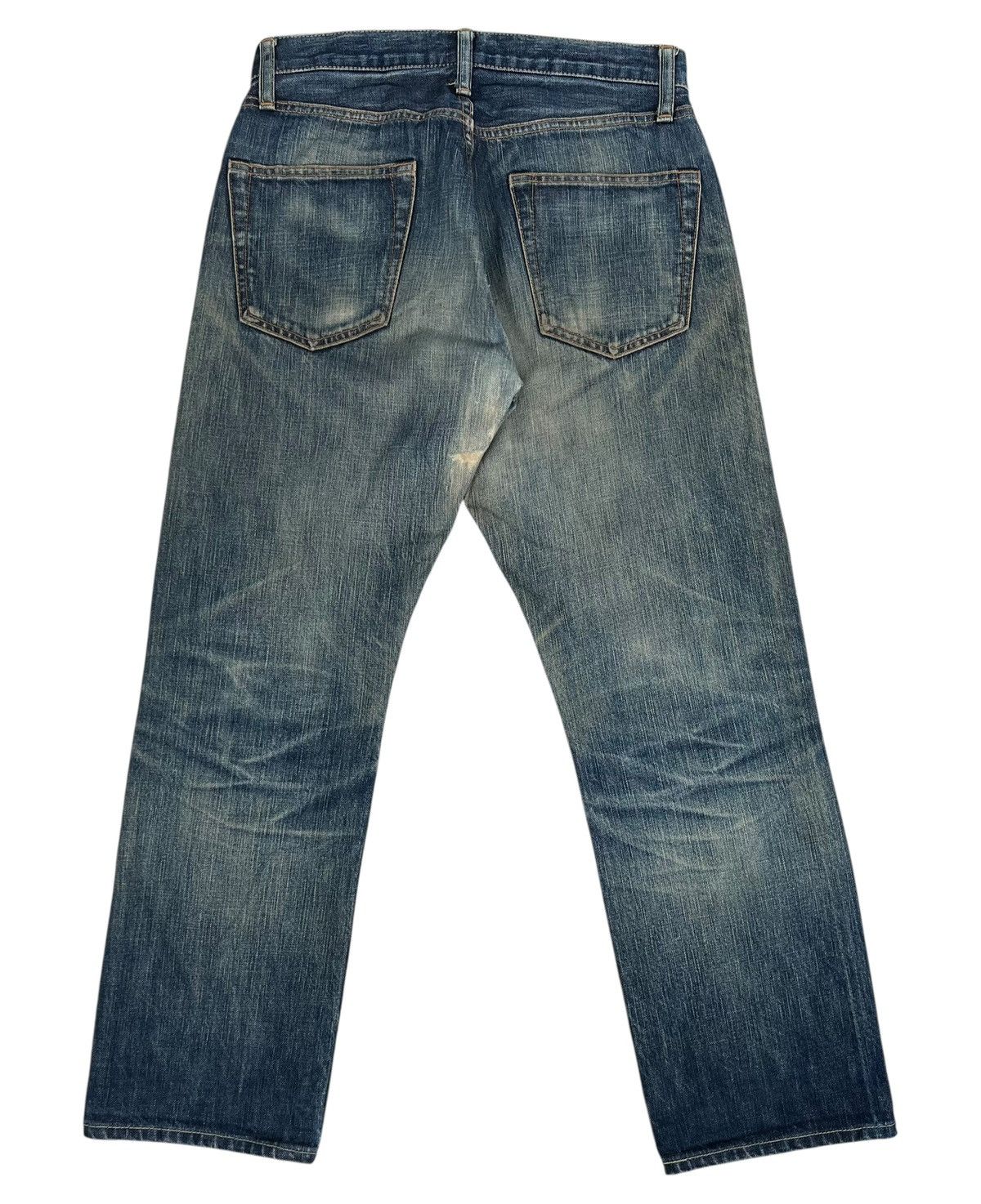Tomorrowland Vintage Tomorrowland Mud Wash Selvedge Jeans Size 29" - 2 Thumbnail