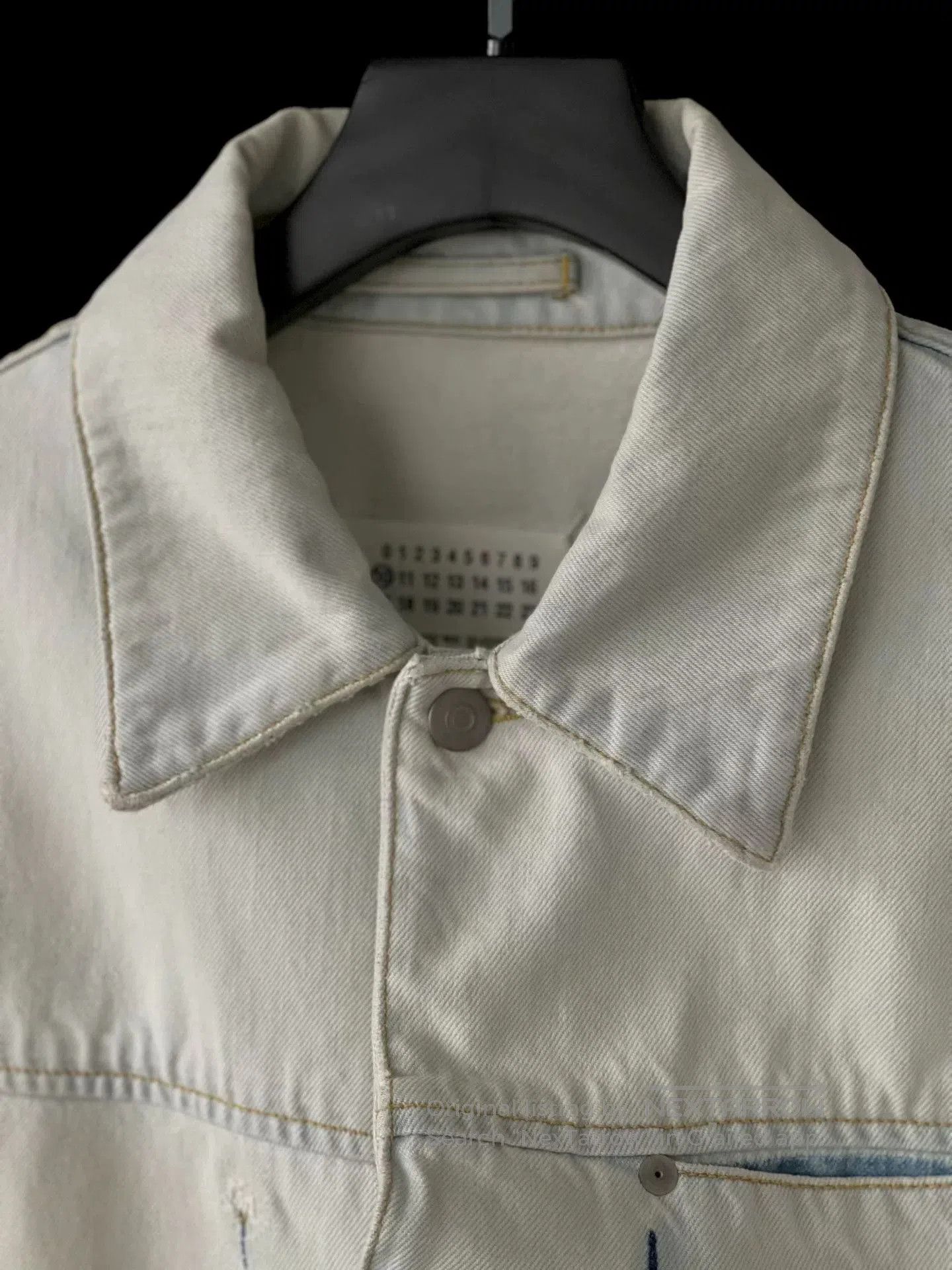 Maison Margiela Maison Margiela Distressed Denim Jacket for Men. Size US M / EU 48-50 / 2 - 5 Thumbnail
