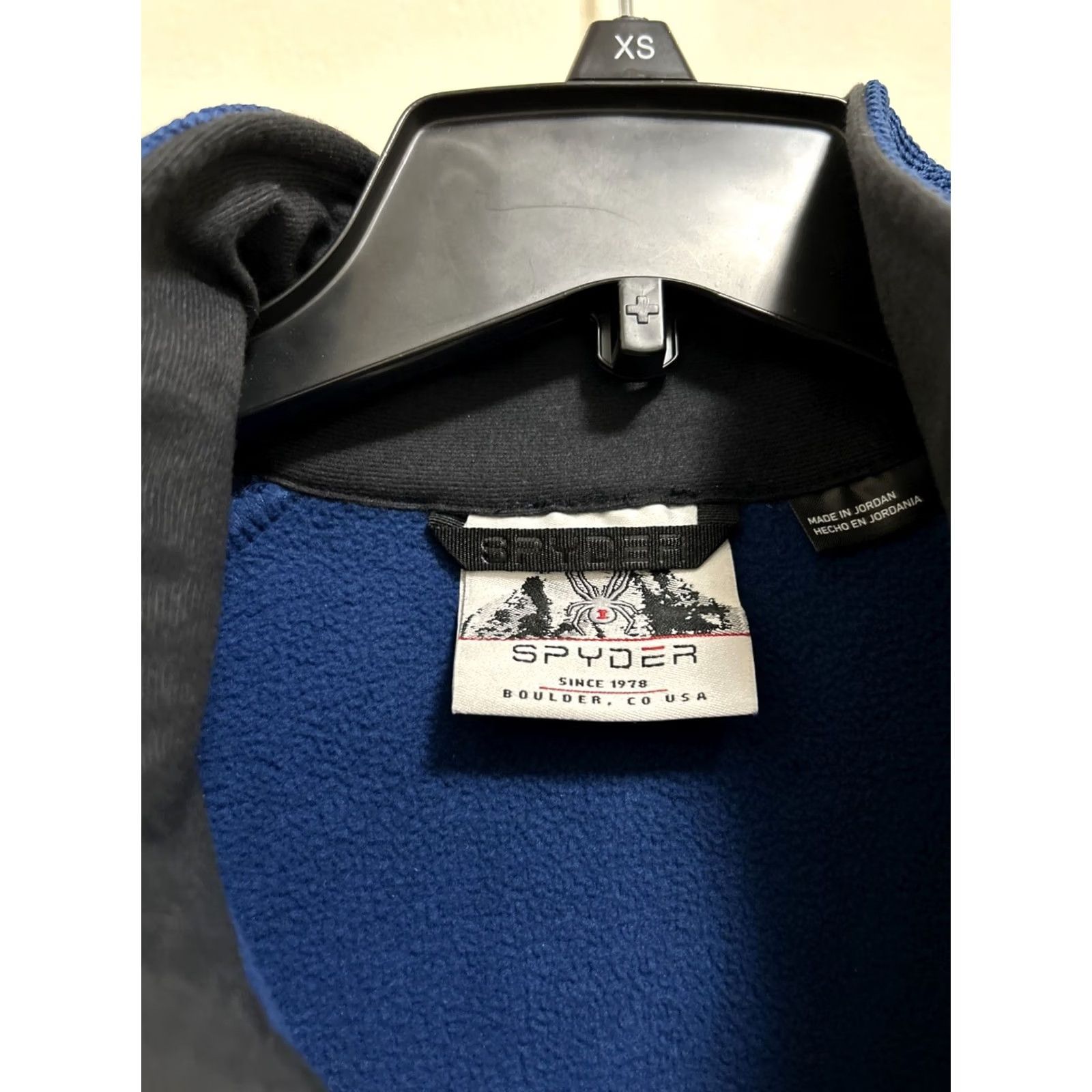 Spyder Spyder Pullover Mens Medium Blue Black 1/2 Zip Sweater Knit Jacket Sweatshirt Regular Fit Size US M / EU 48-50 / 2 - 7 Thumbnail