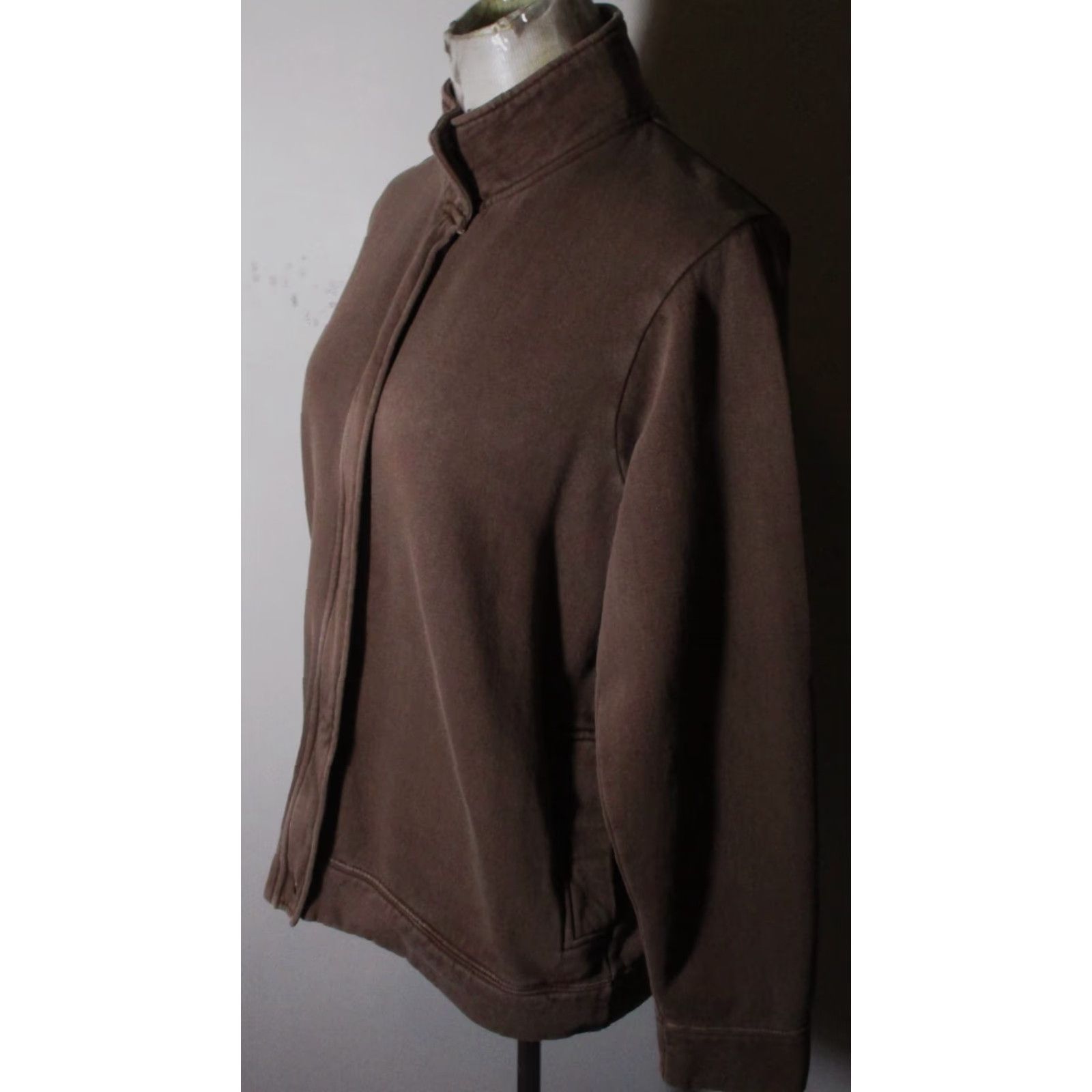 Orvis Orvis Brown Full Zip Mock Neck Jacket Women M Size M / US 6-8 / IT 42-44 - 4 Thumbnail