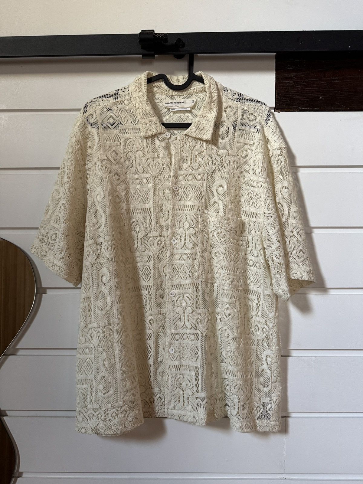Urban Renewal Urban Renewal Lace Shirt Size US M / EU 48-50 / 2 - 1 Thumbnail