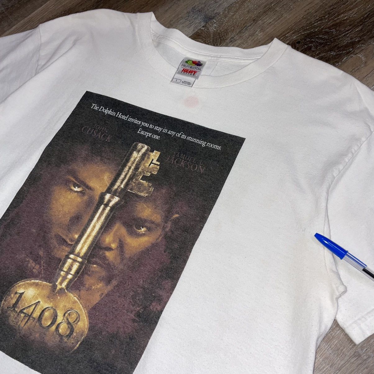 Vintage 1408 Vintage Movie Promo Tee Shirt Mens Large Y2K Horror Size US L / EU 52-54 / 3 - 4 Thumbnail