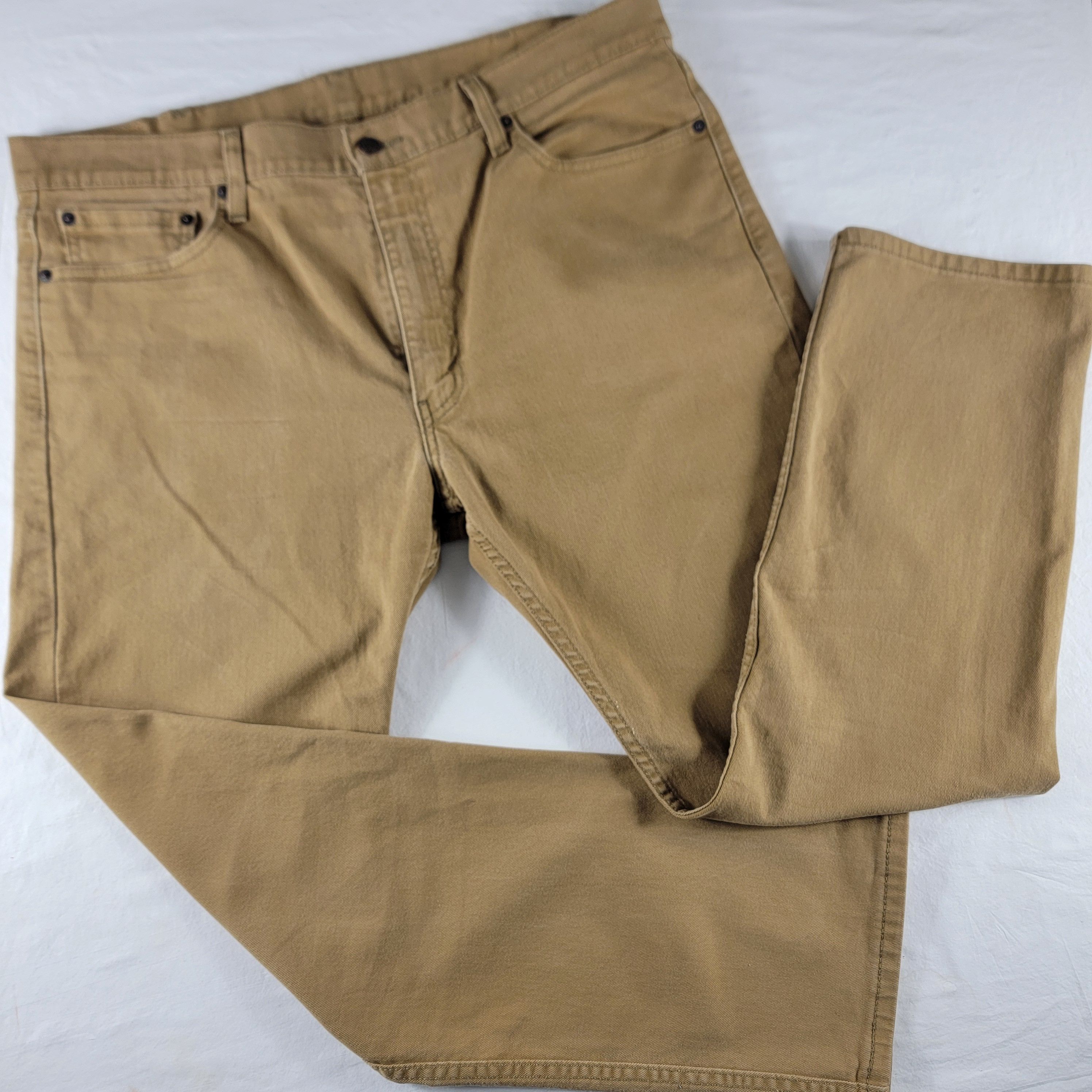 Levi's Levi's tan 513 khaki denim jeans Size 38" Size US 38 / EU 54 - 4 Thumbnail