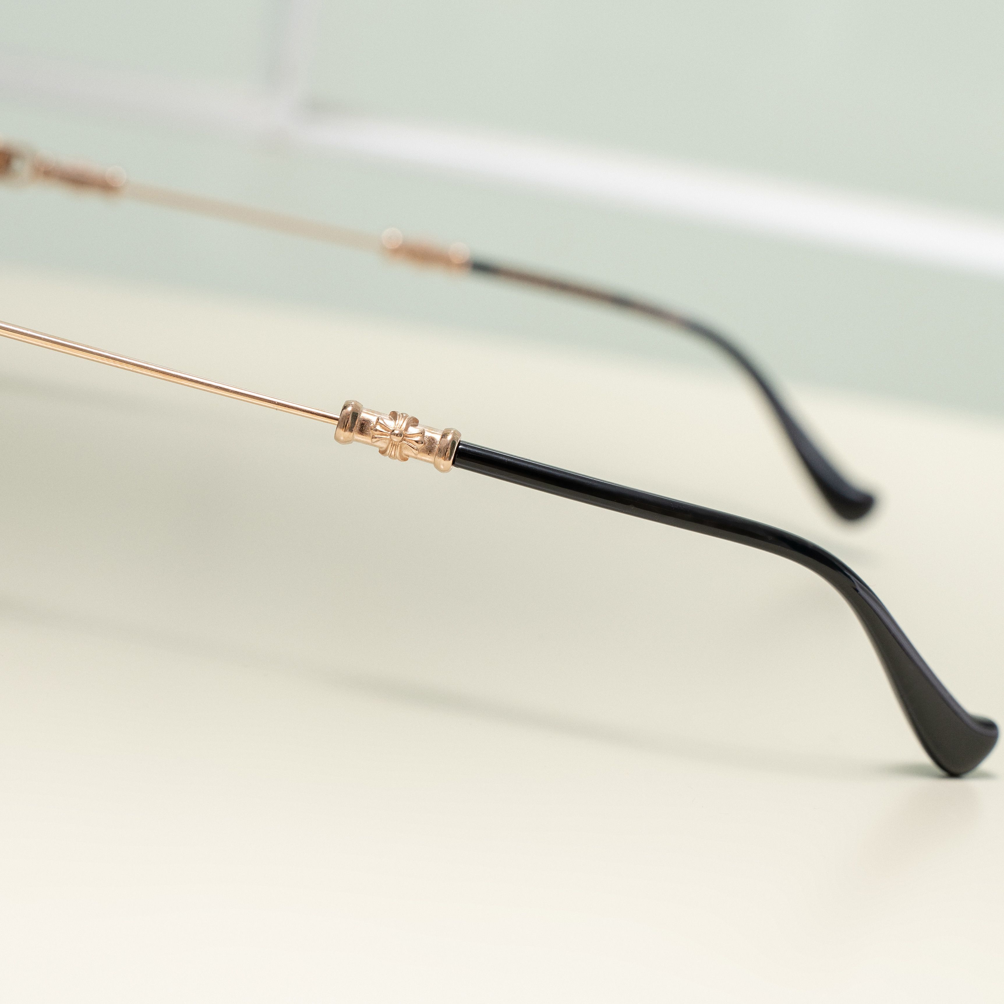 Chrome Hearts CHROME HEARTS Bubba Gold Glasses Size ONE SIZE - 8 Thumbnail