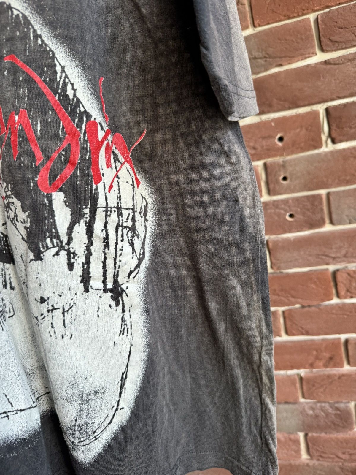 Vintage Vintage 90s Jimi Hendrix Faded Band Rock Black T-shirt l Size US L / EU 52-54 / 3 - 12 Thumbnail