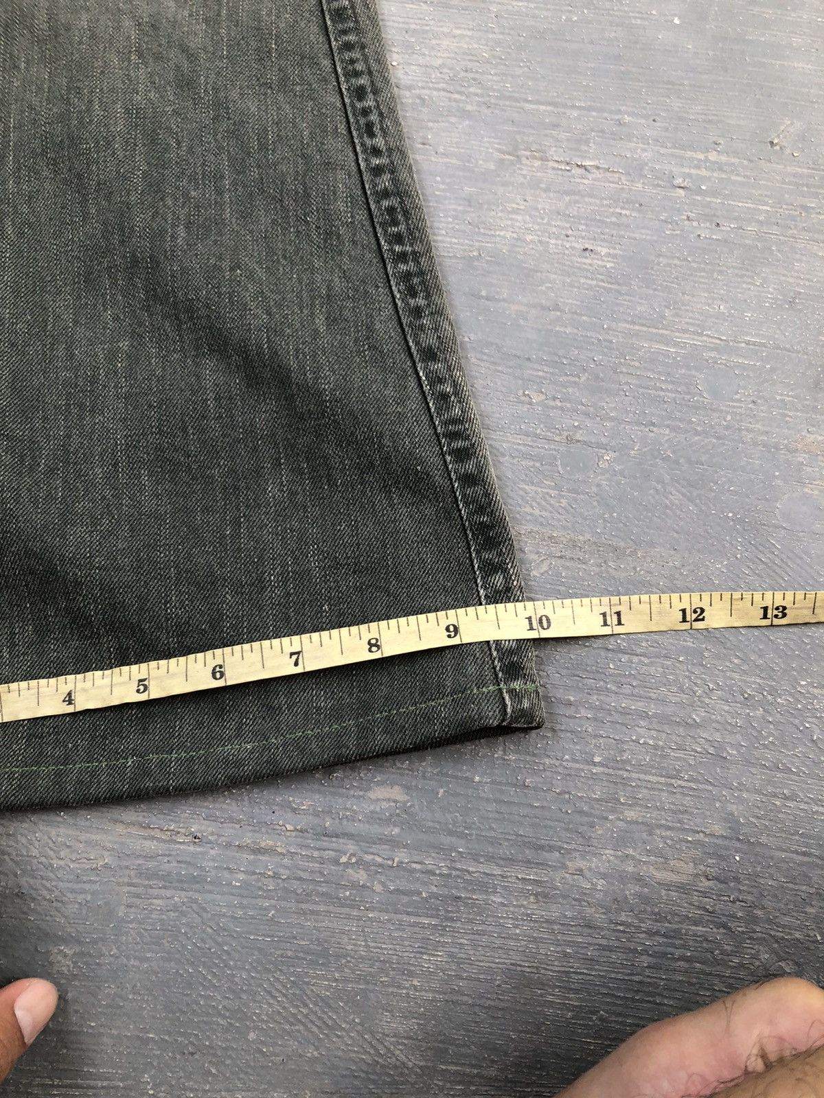 Japanese Brand × Le Grande Bleu (L.G.B.) Cimarron Twisted Flared Denim Size US 30 / EU 46 - 15 Thumbnail
