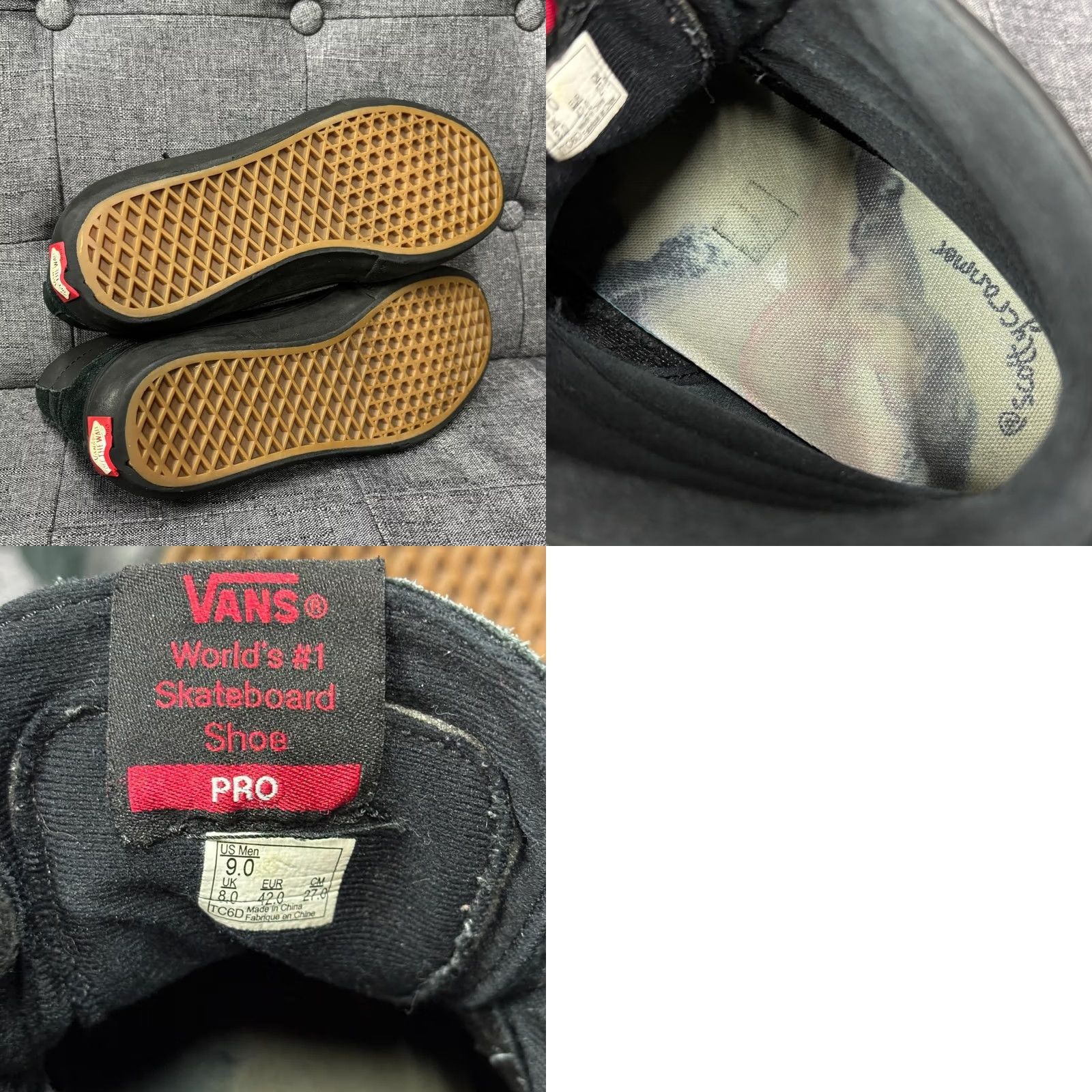 Vans Vans Skate High Pro Scotty Cranmer Collaboration Model Sneakers Sneake Men 9.0US Size US 9 / EU 42 - 8 Thumbnail