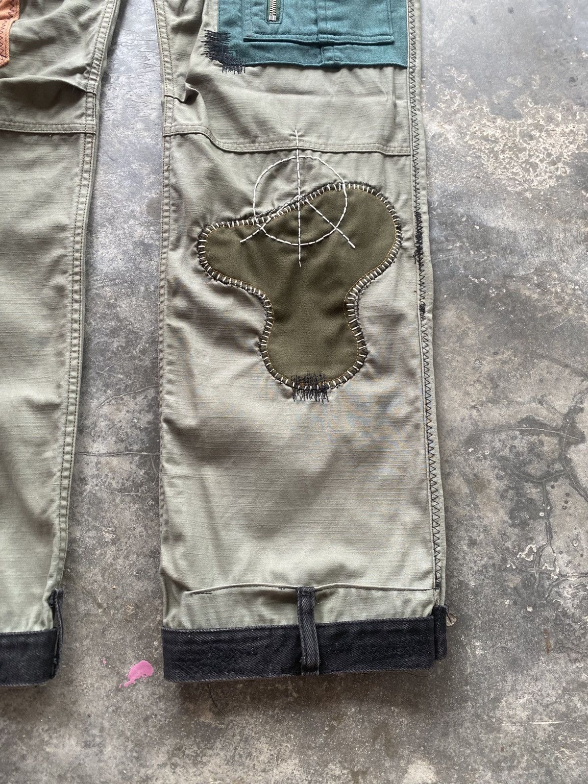 Kapital Repaired Patchwork Army Pant KAPITAL GREG LAUREN STYLE Size US 33 - 6 Thumbnail