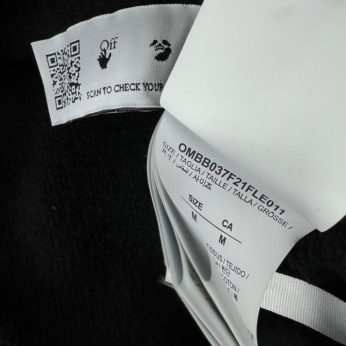 Off-White Off-White Caravaggio Black Hoodie Size US M / EU 48-50 / 2 - 5 Thumbnail