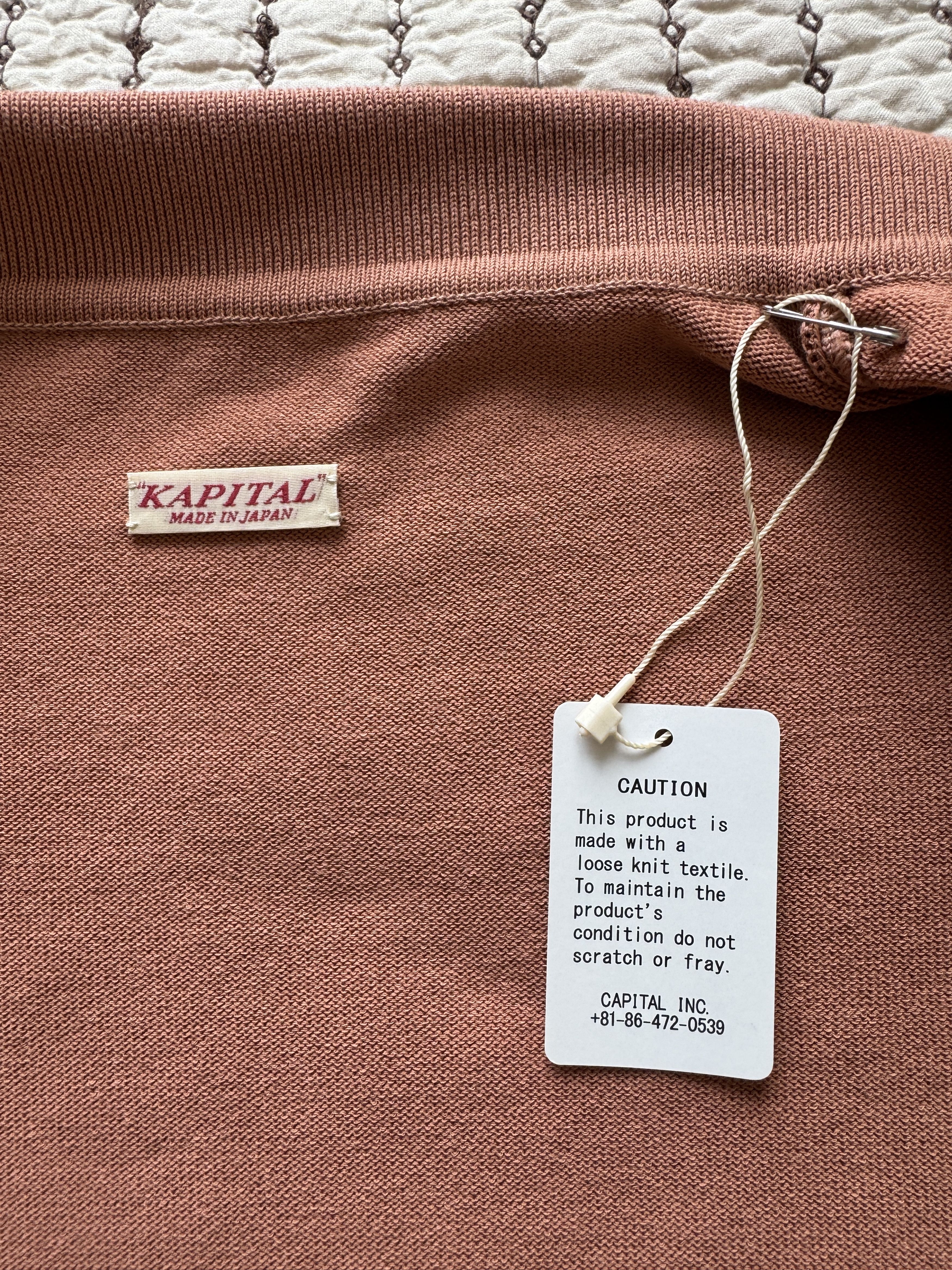 Kapital KAPITAL 14G COTTON KNIT TENNESSEE ALOHA KNIT SOHORENGA SZ 3 Size US L / EU 52-54 / 3 - 7 Thumbnail