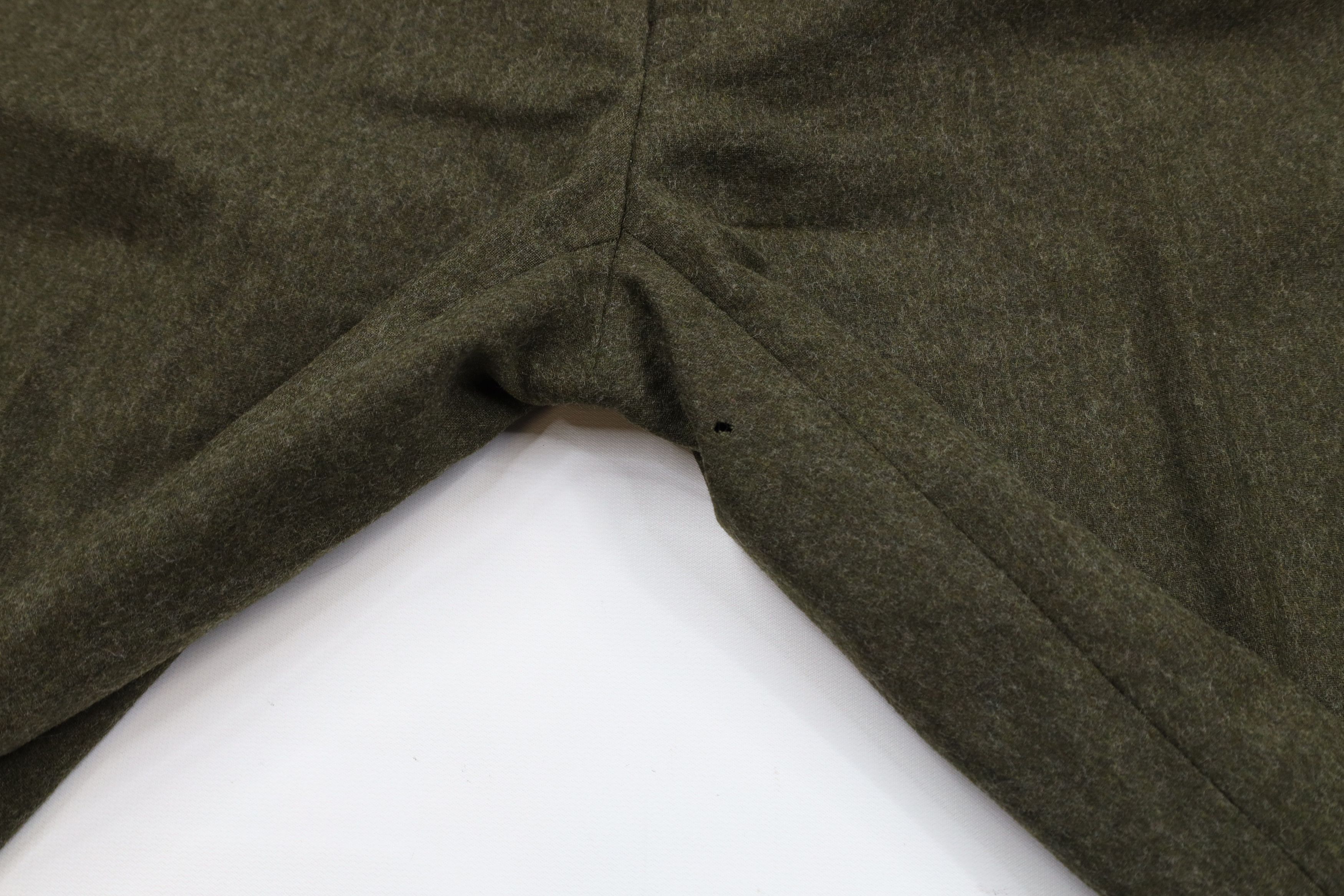 Vintage Vintage 70s Streetwear Wool Wide Leg Chino Pants Green Size US 42 / EU 58 - 6 Thumbnail
