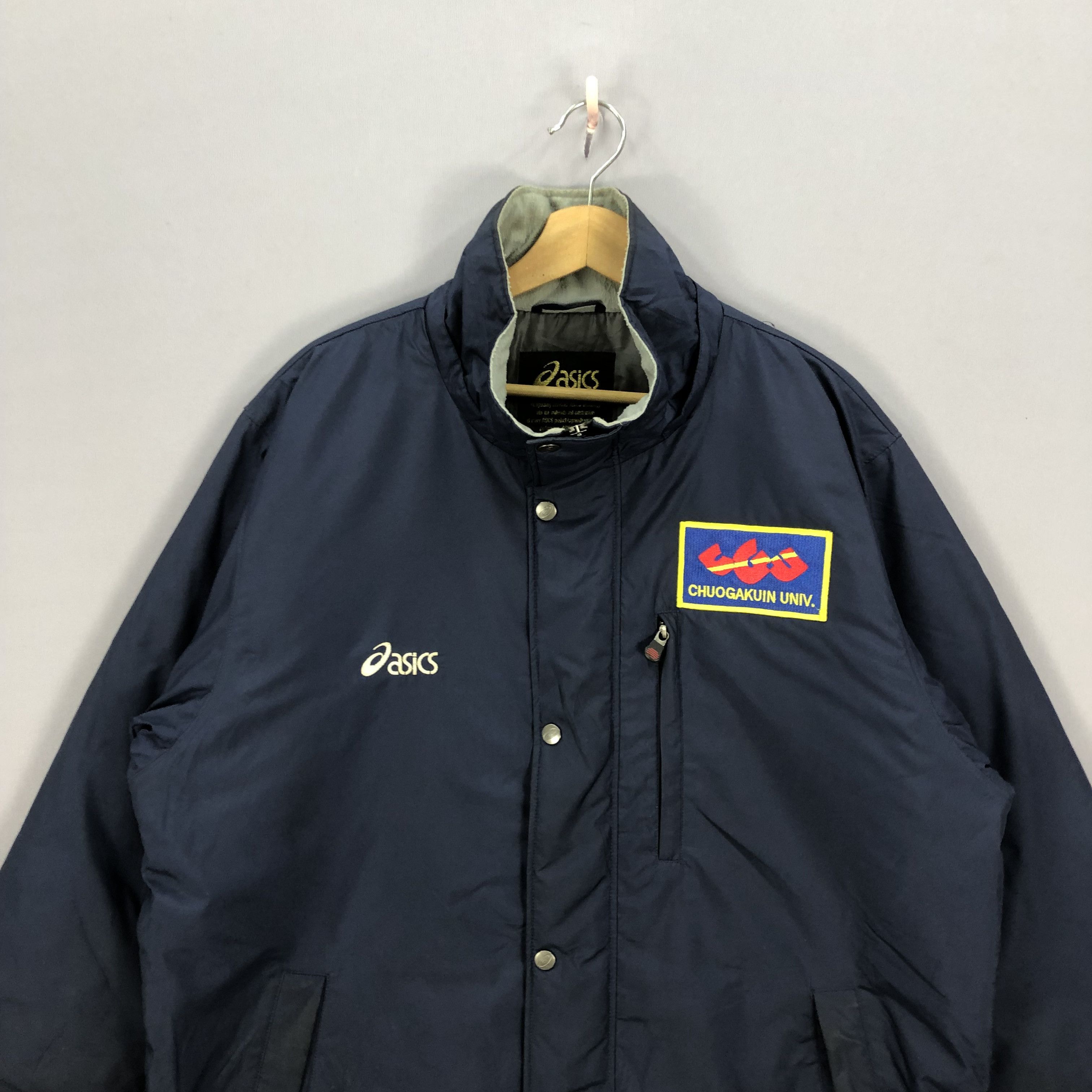 Asics × Japanese Brand × Vintage Vintage Chuogakuin Univ Asics Coach Windbreaker Jacket Size US L / EU 52-54 / 3 - 2 Thumbnail