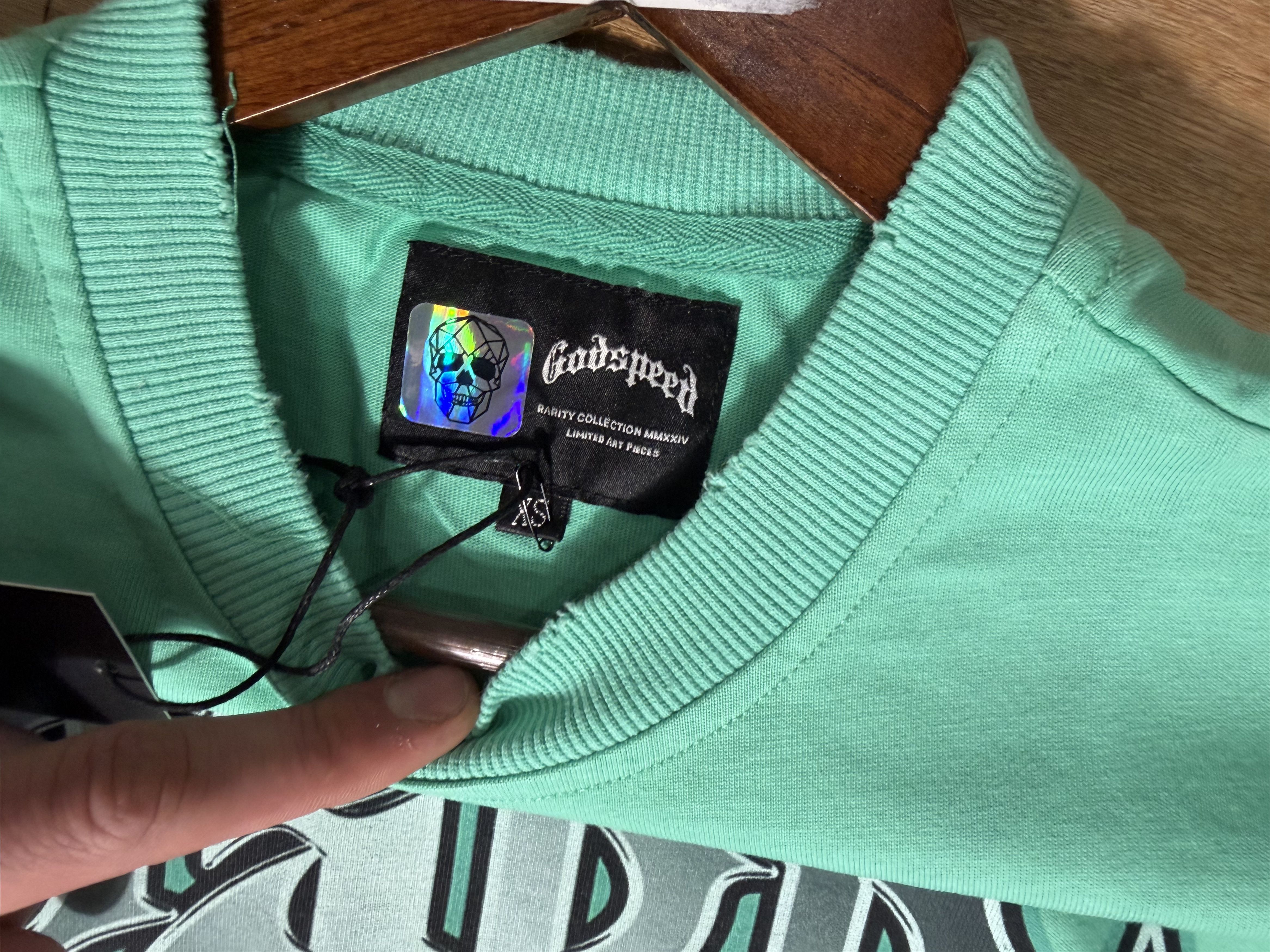 Godspeed GodSpeed 'Miami liberty' lift tee teal *LIMITED Size US XS / EU 42 / 0 - 3 Thumbnail