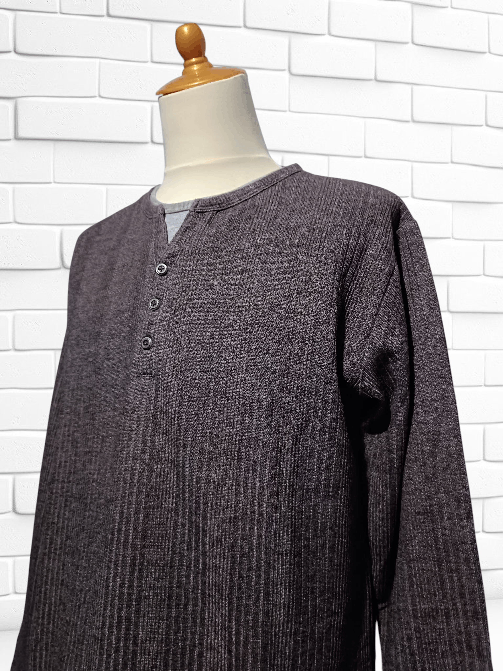 Japanese Brand Japanese Brand Long Sleeve Double Layer Tee Size US L / EU 52-54 / 3 - 3 Thumbnail