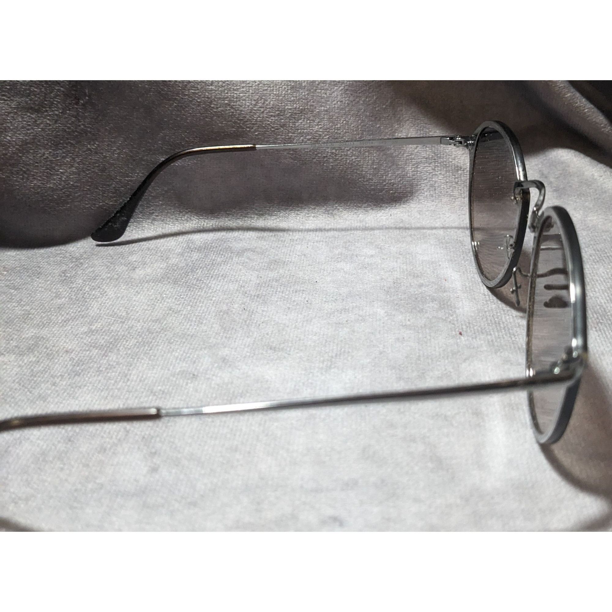 RayBan Ray-Ban Round Blaze Silver Frame Sunglasses Size ONE SIZE - 2 Thumbnail