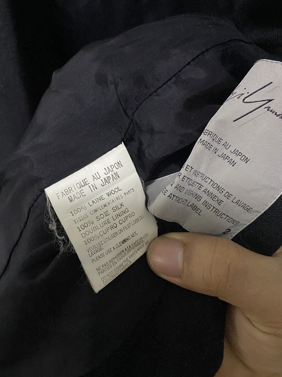 Yohji Yamamoto Iconic Signature Yohji Yamamoto Jacket Coat Size S / US 4 / IT 40 - 7 Thumbnail