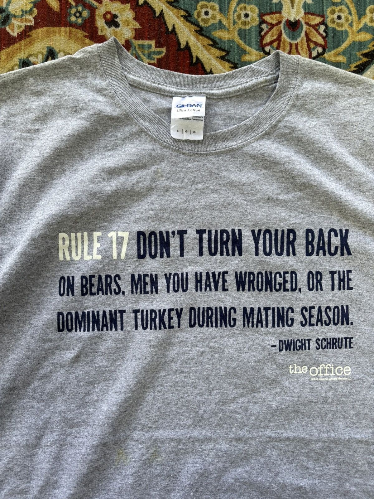 Vintage Vintage The Office Funny Quote Dwight Schrute Tee Size US L / EU 52-54 / 3 - 6 Thumbnail