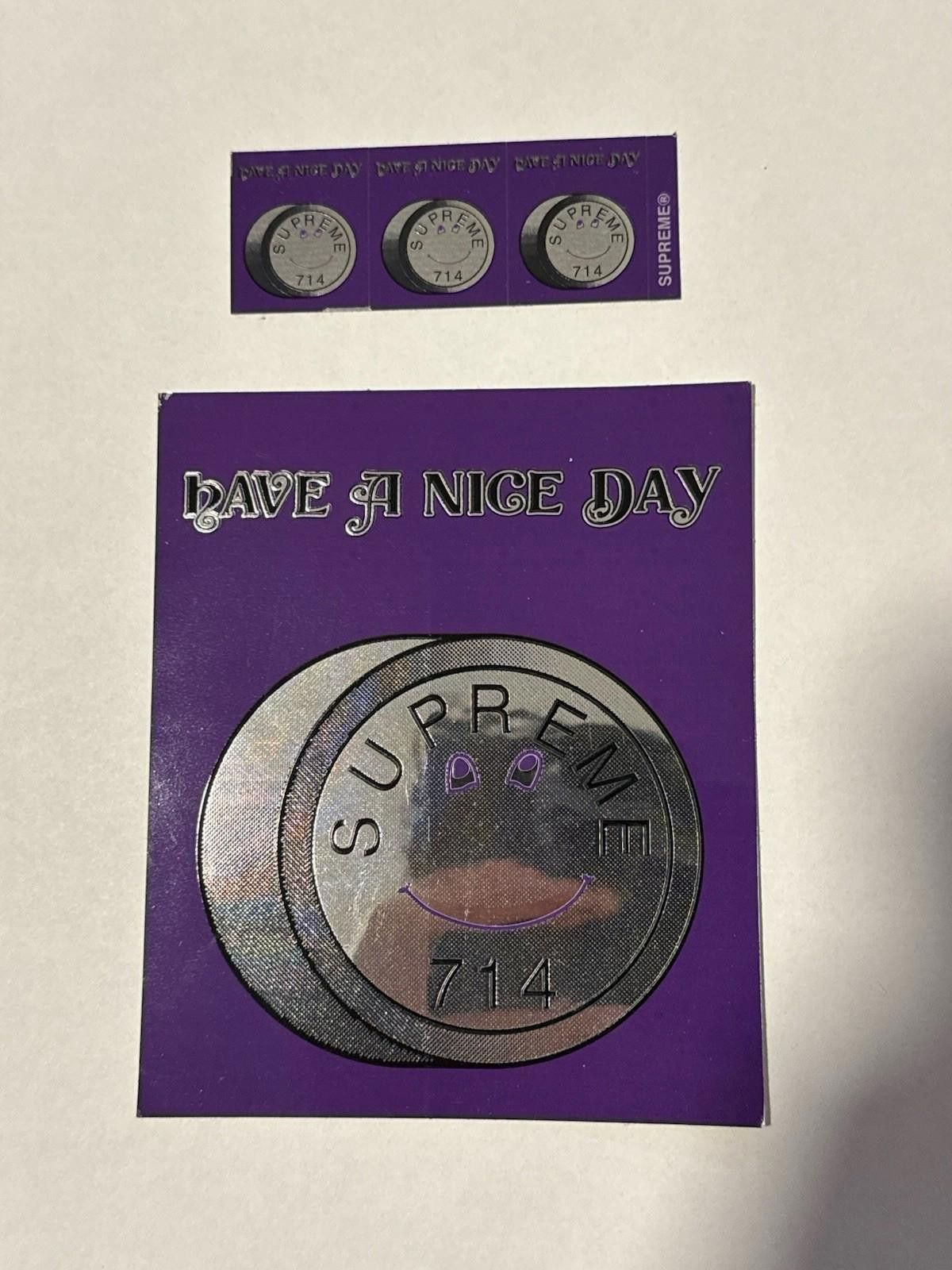 Supreme Supreme Lude Have A Nice Day 714 Sticker Size ONE SIZE - 1 Thumbnail